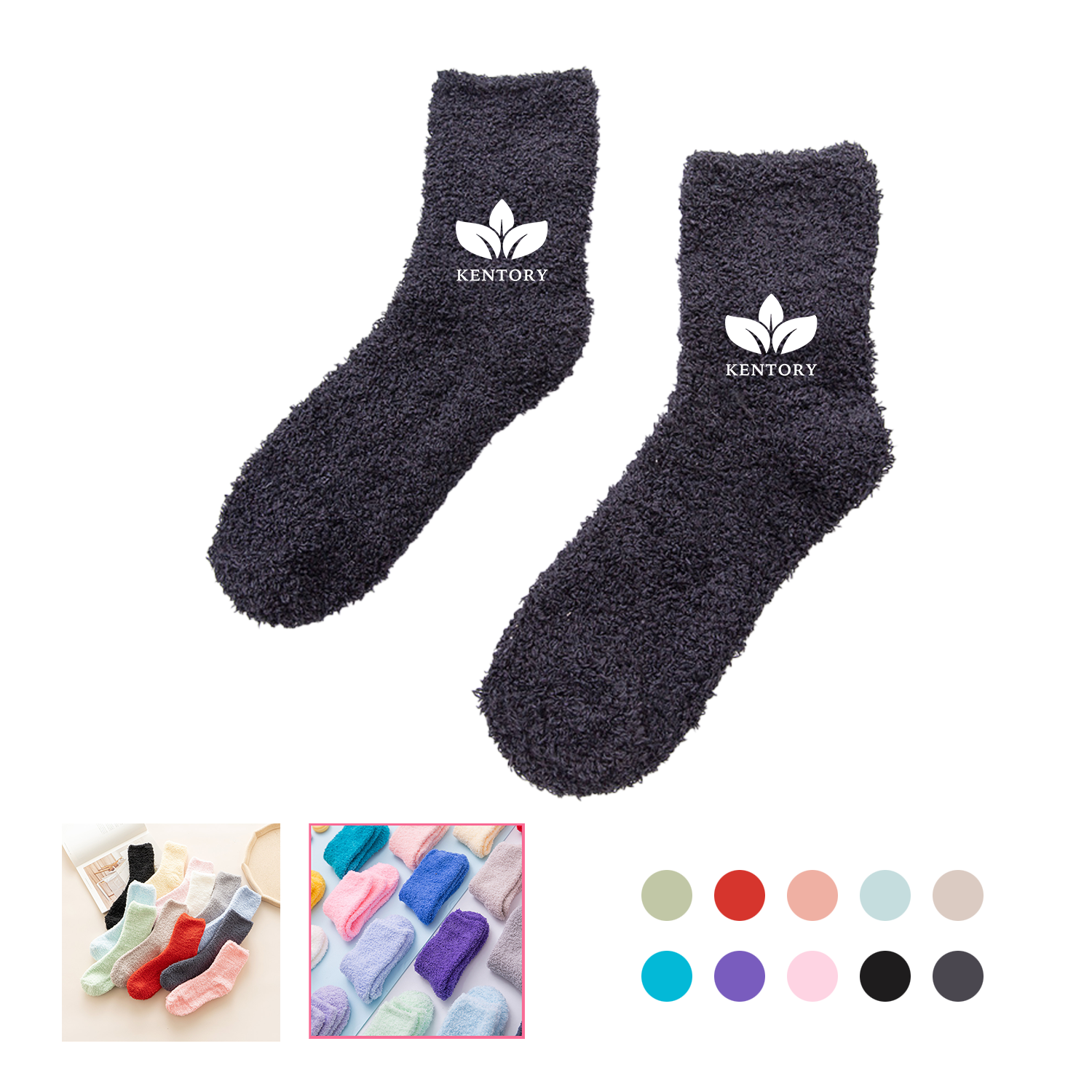 Fuzzy Coral Fleece Socks 2