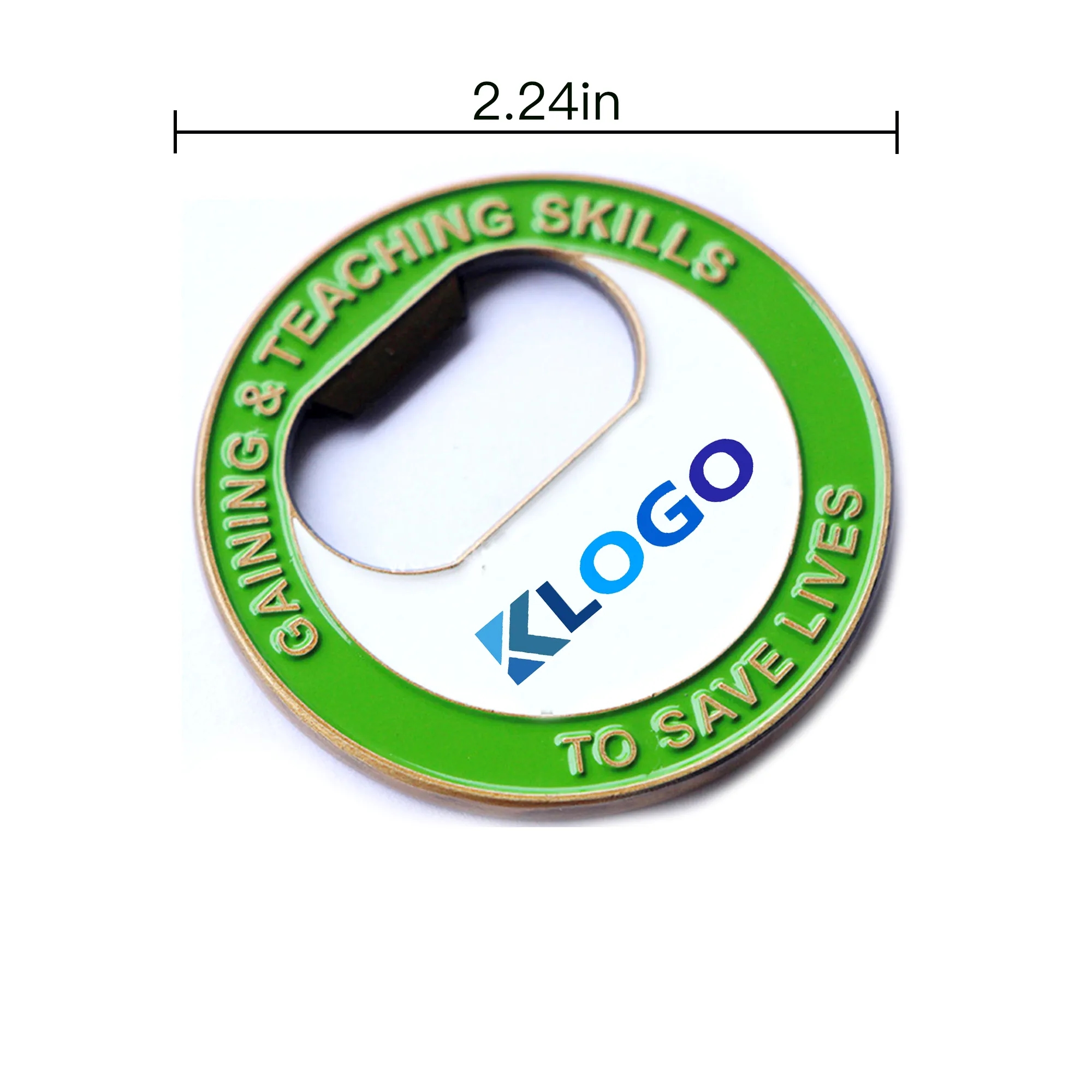 Bottle Opener Coin Full Color Double-Sided 4