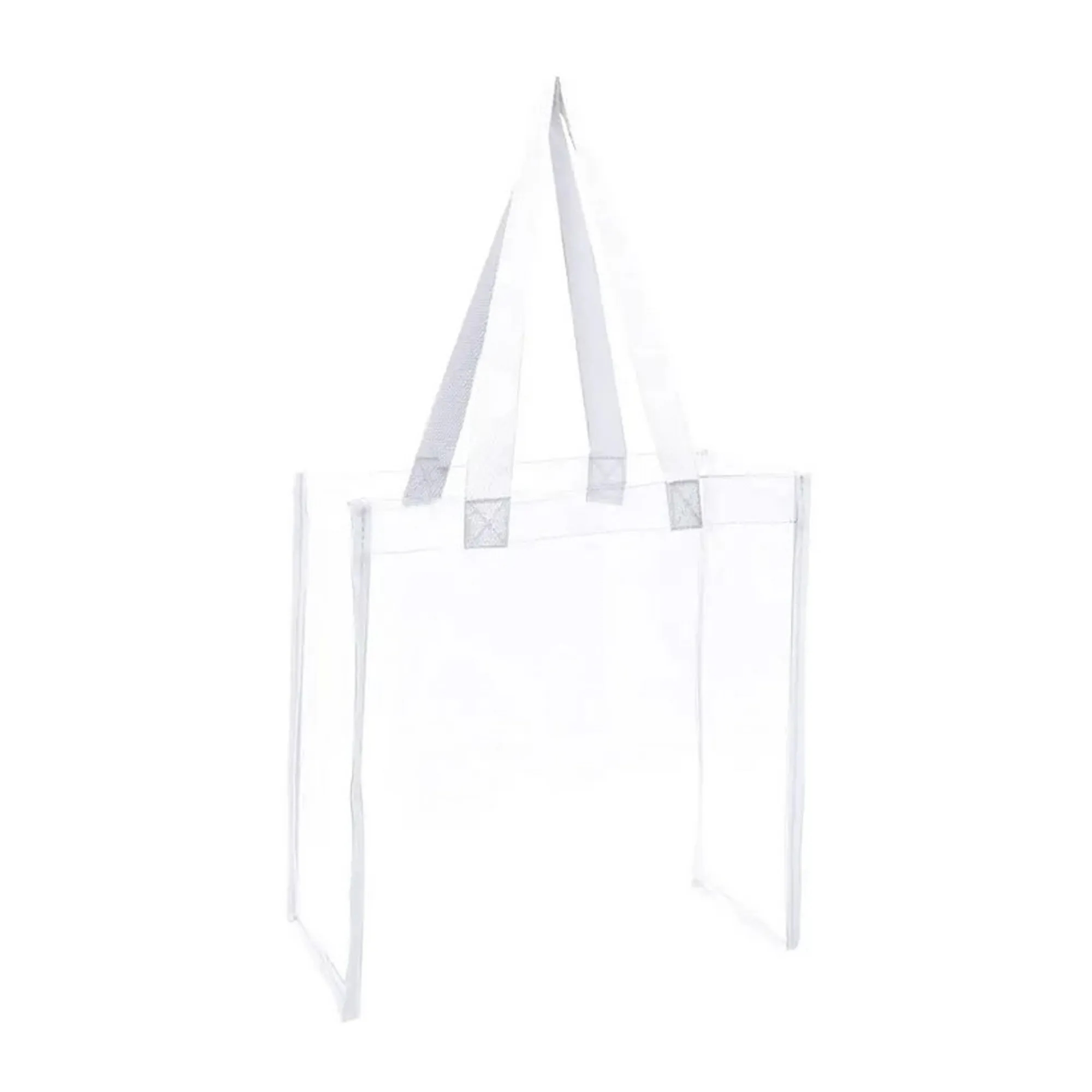 Clear Vinyl Stadium Compliant Tote Bag MOQ100 20