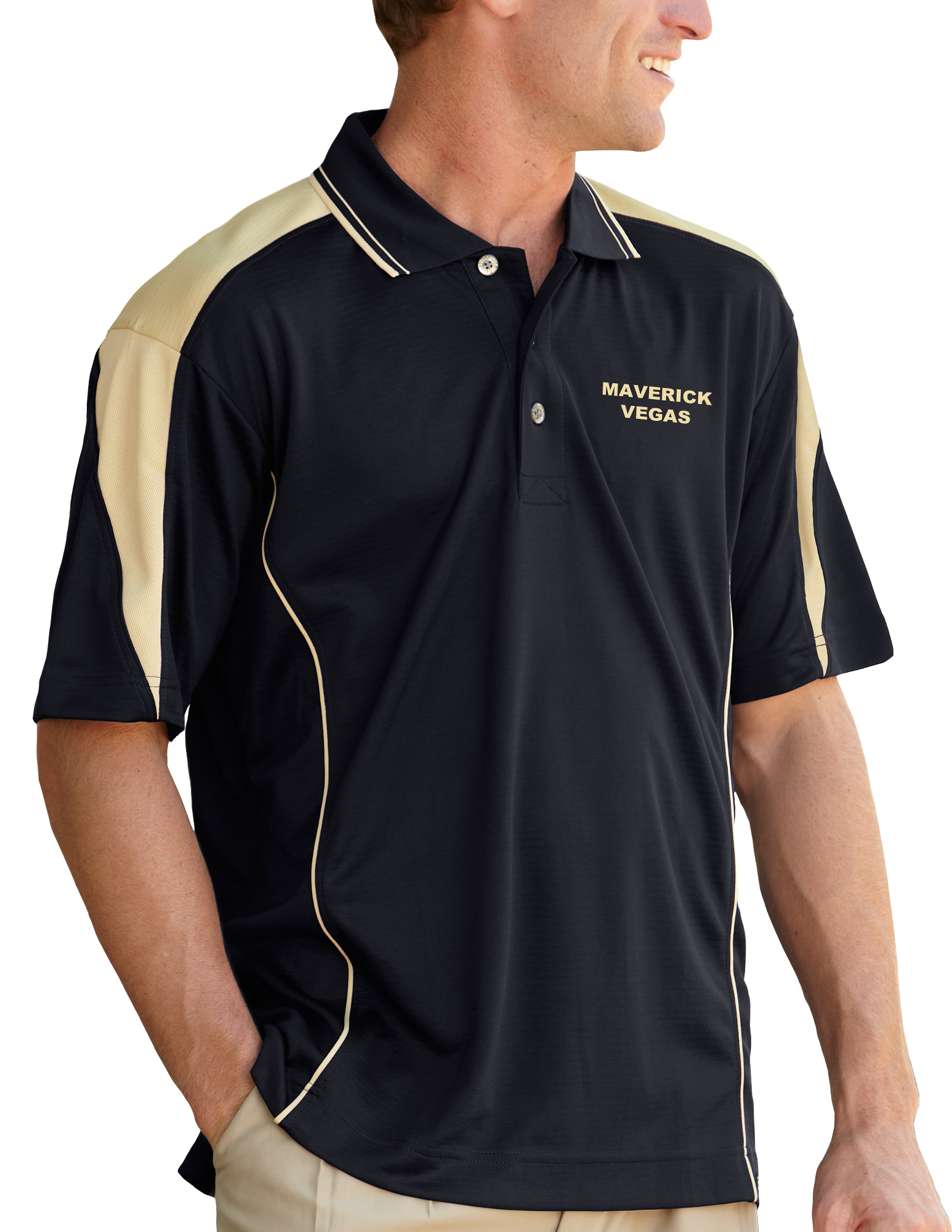 Men's Maverick Vegas Ottoman Polo Shirt 3