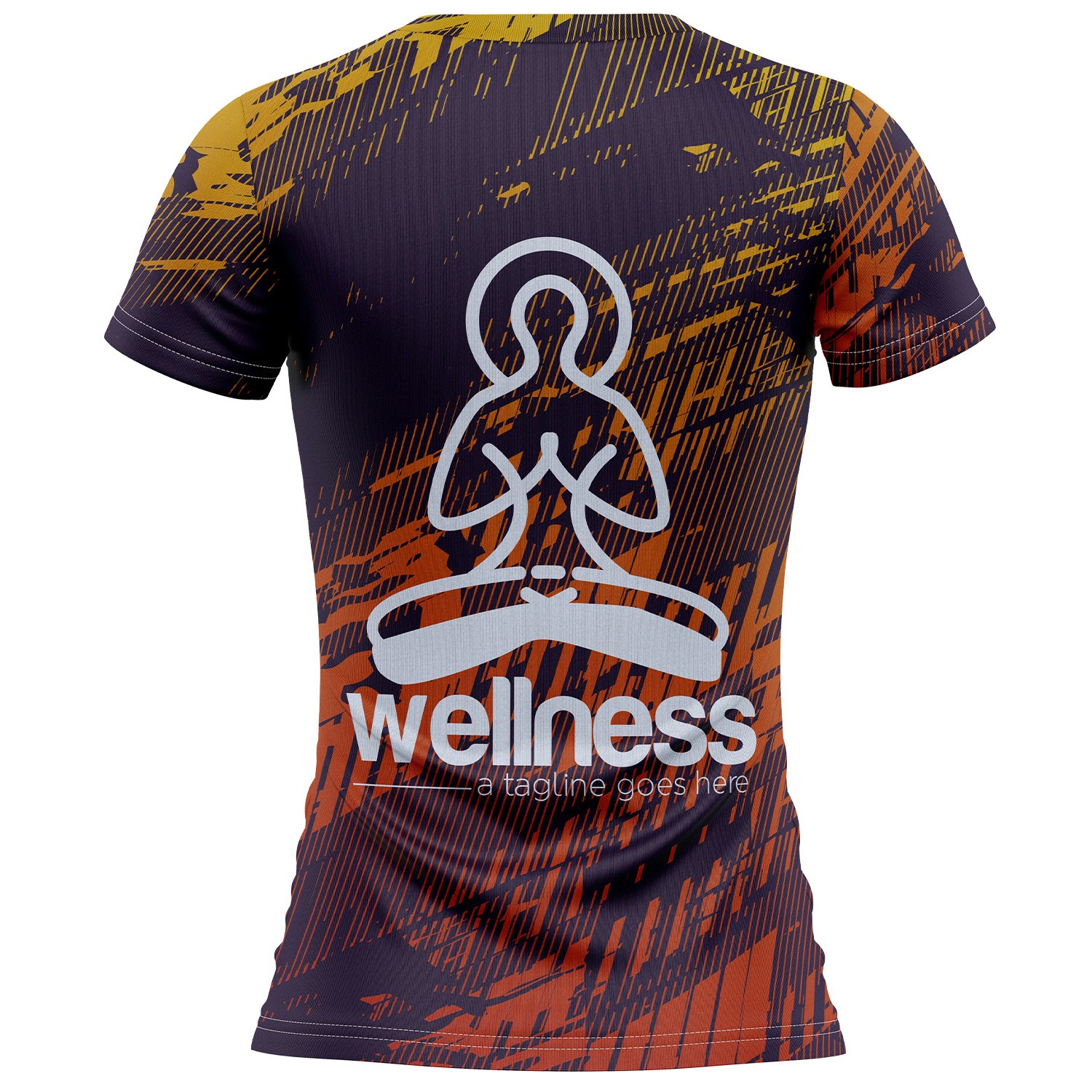 Women's 180 GSM Jersey Knit Cotton Feel Sublimation Short Sleeve T-shirt 4