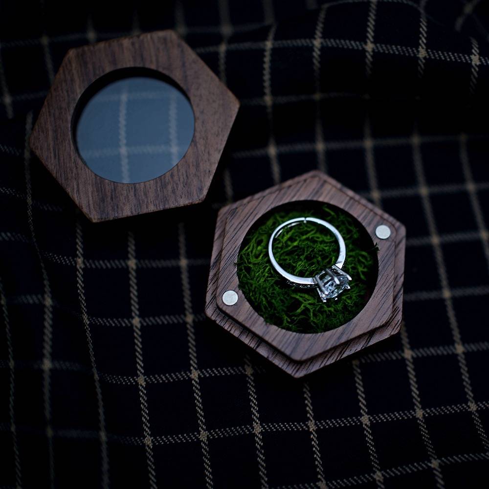 Wood Ring Box (hexagonal) 5