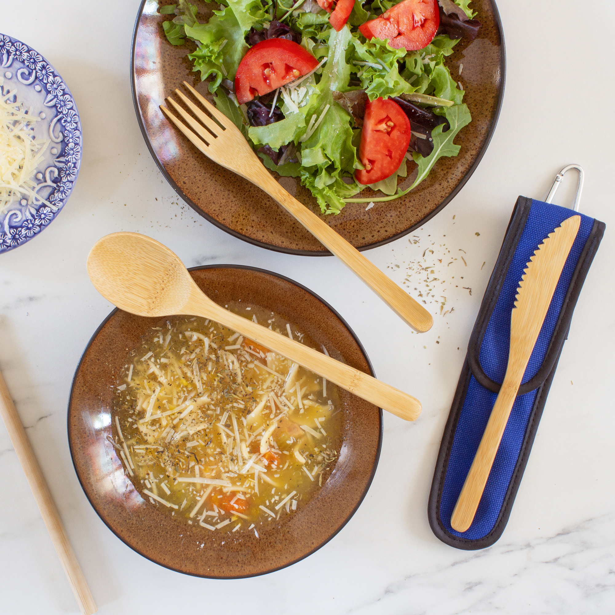 Take-Along Flatware Set - Blue 4