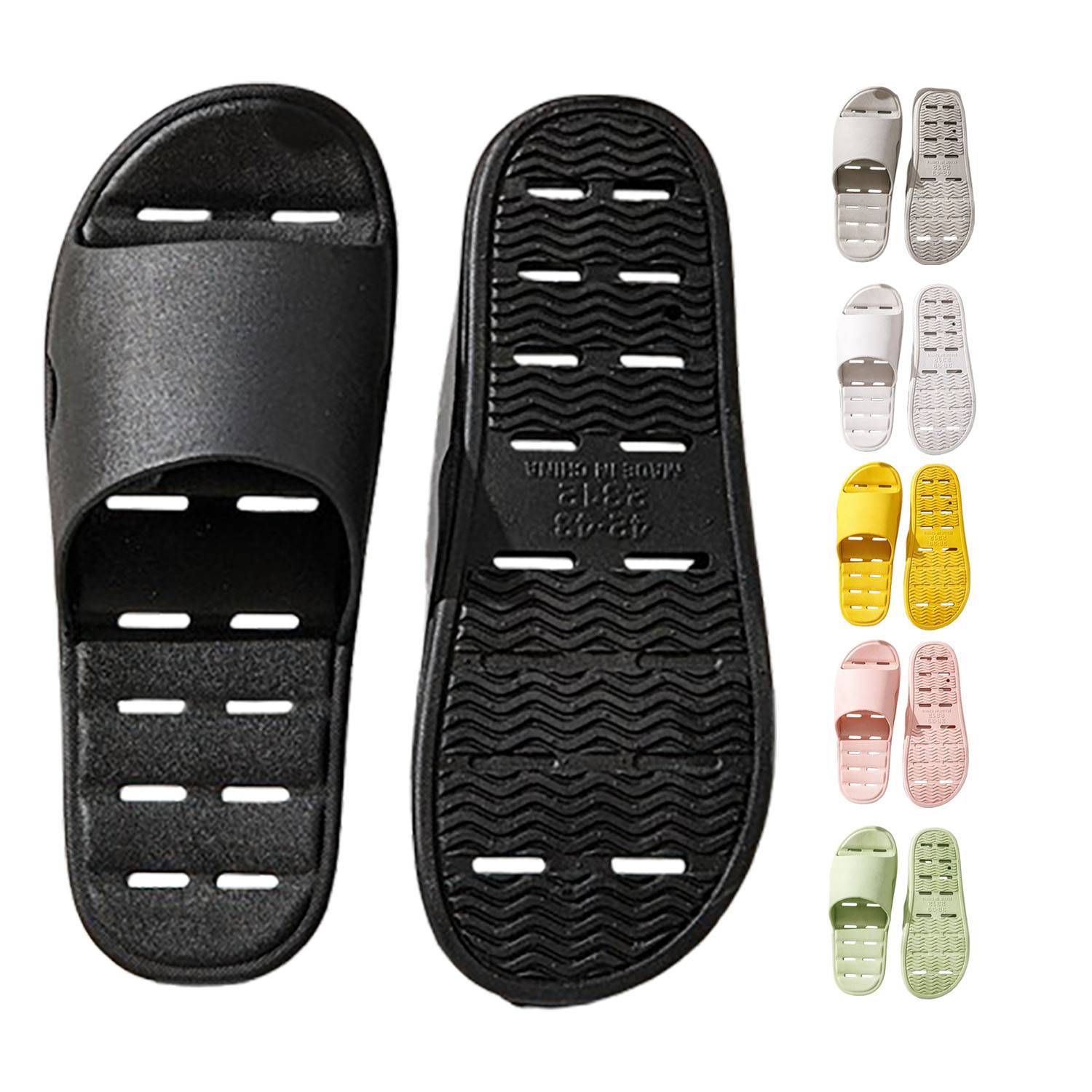Anti-Slip Quick Drying Shower Slippers w/ Drain Holes 14