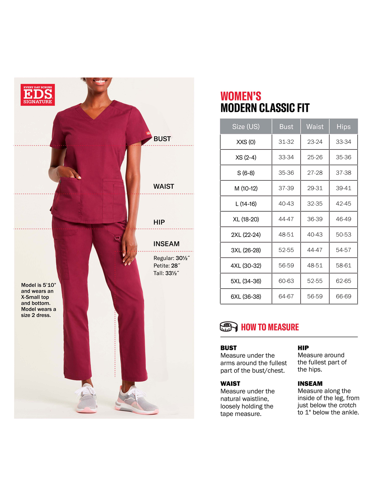 Dickies Medical - EDS Signature - Women's 6-Pocket Mid Rise Cargo Pant 18