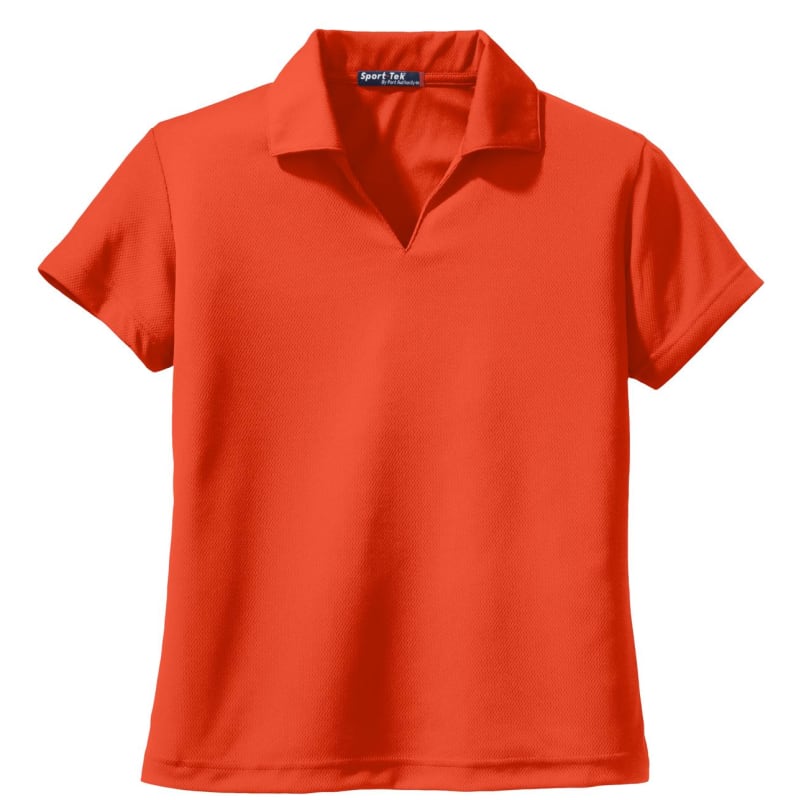 Sport-Tek Women's Dri-Mesh V-Neck Polo. 15