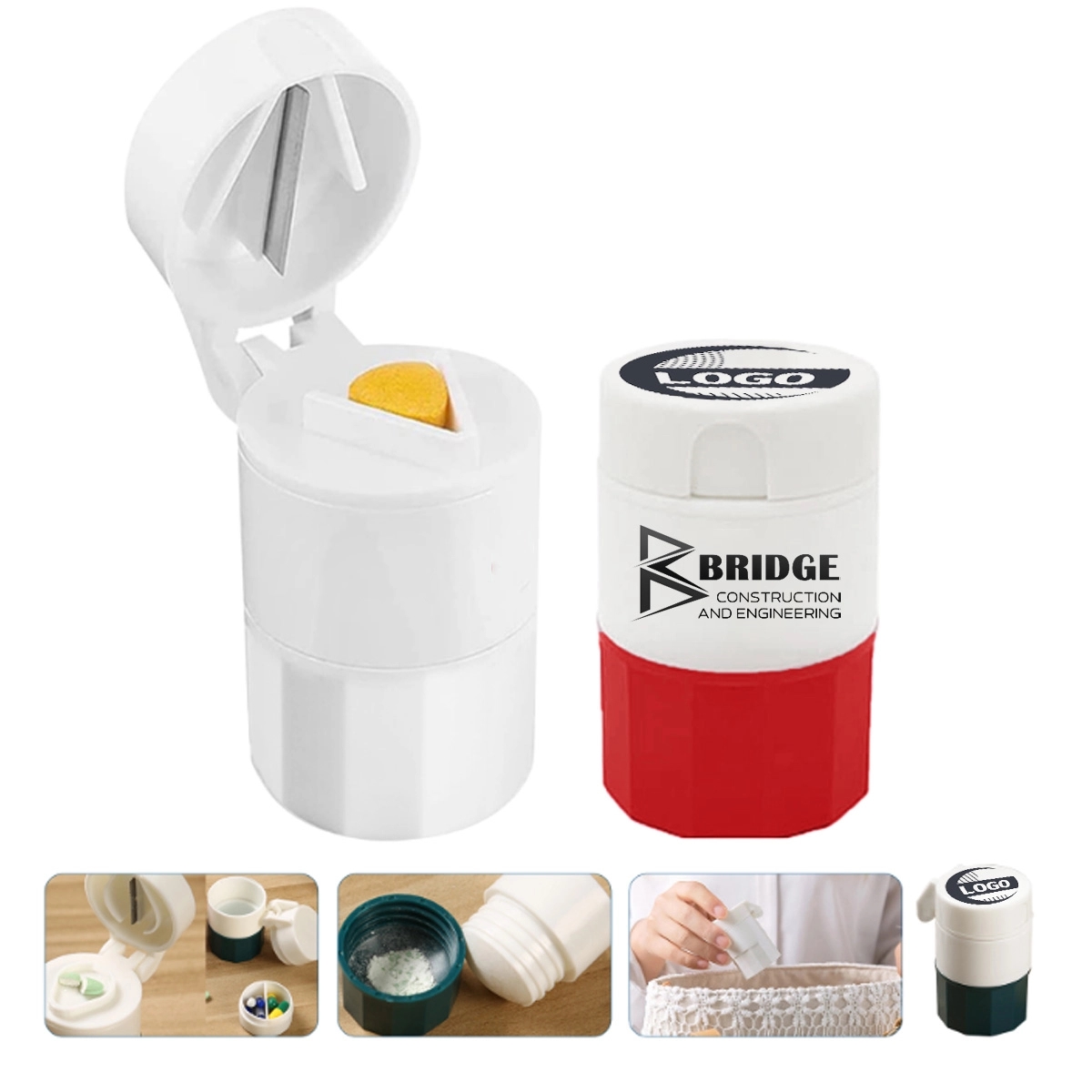 Custom Portable Safe High Quality Pill Crusher 2