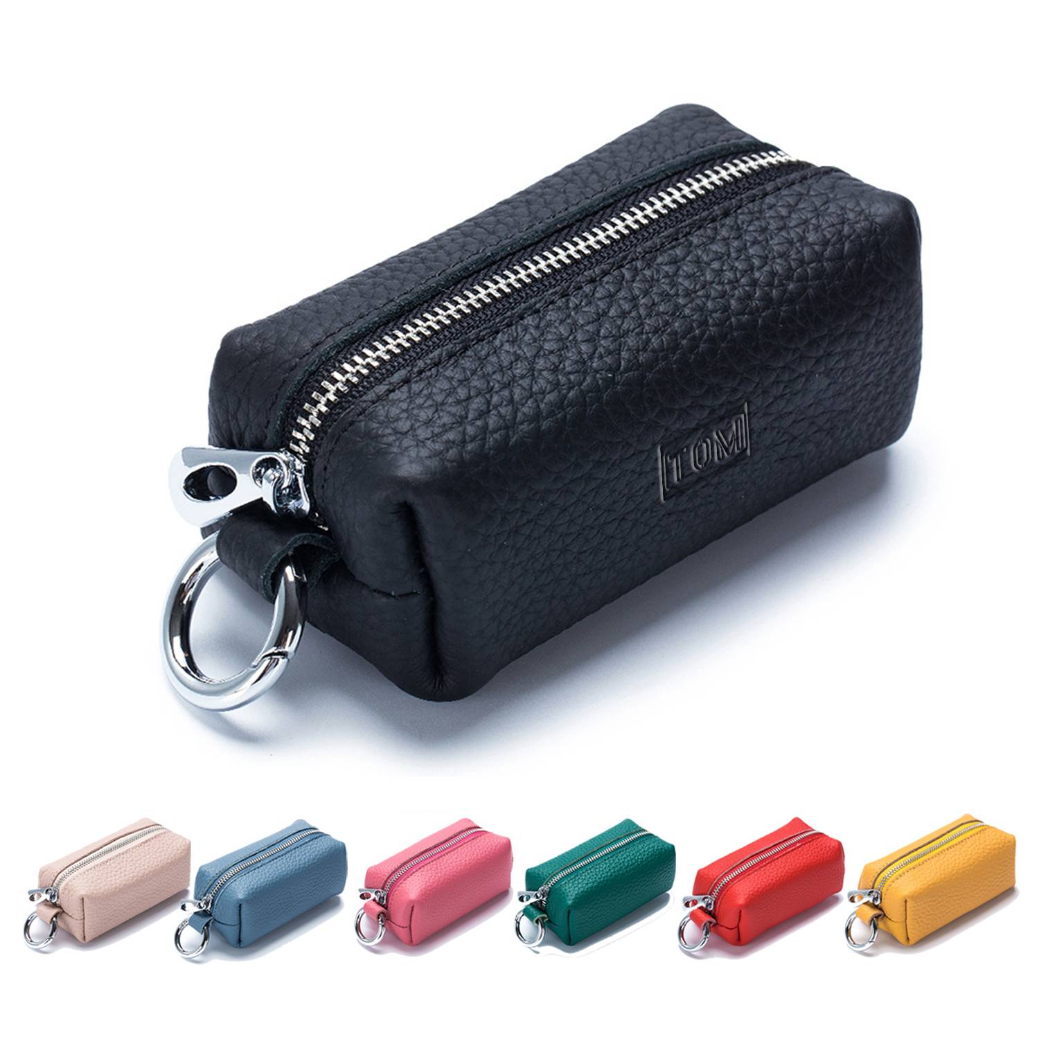 Large Capacity Soft Leather Car Keychain Wallet Purse 8