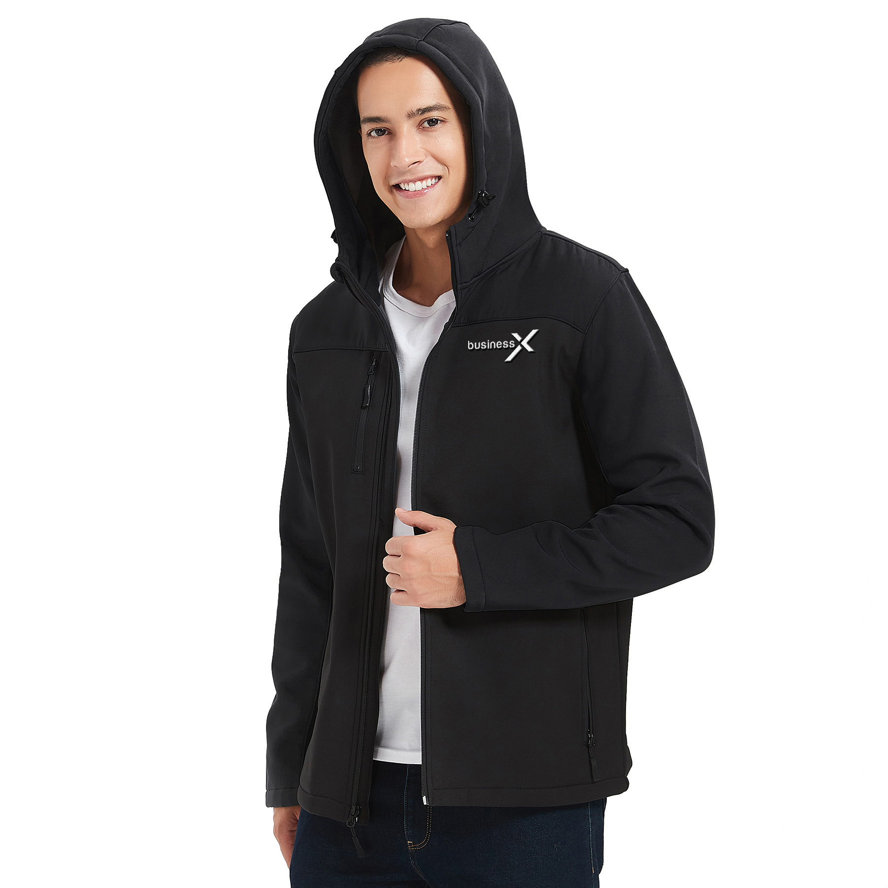 Men's Hooded Core Soft Shell Jacket 5