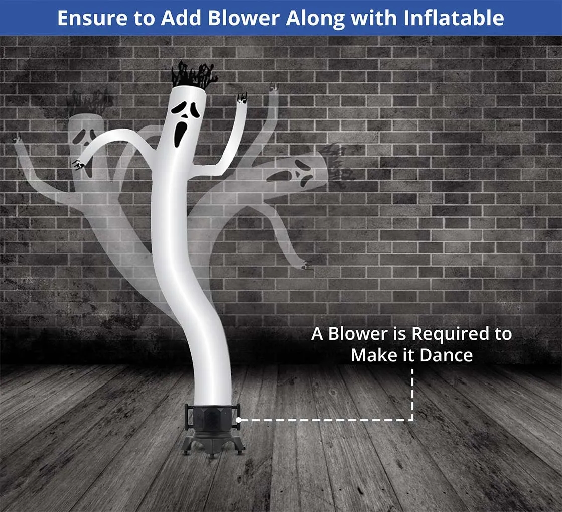 Halloween Ghost Inflatable Tube Man with Blower 4