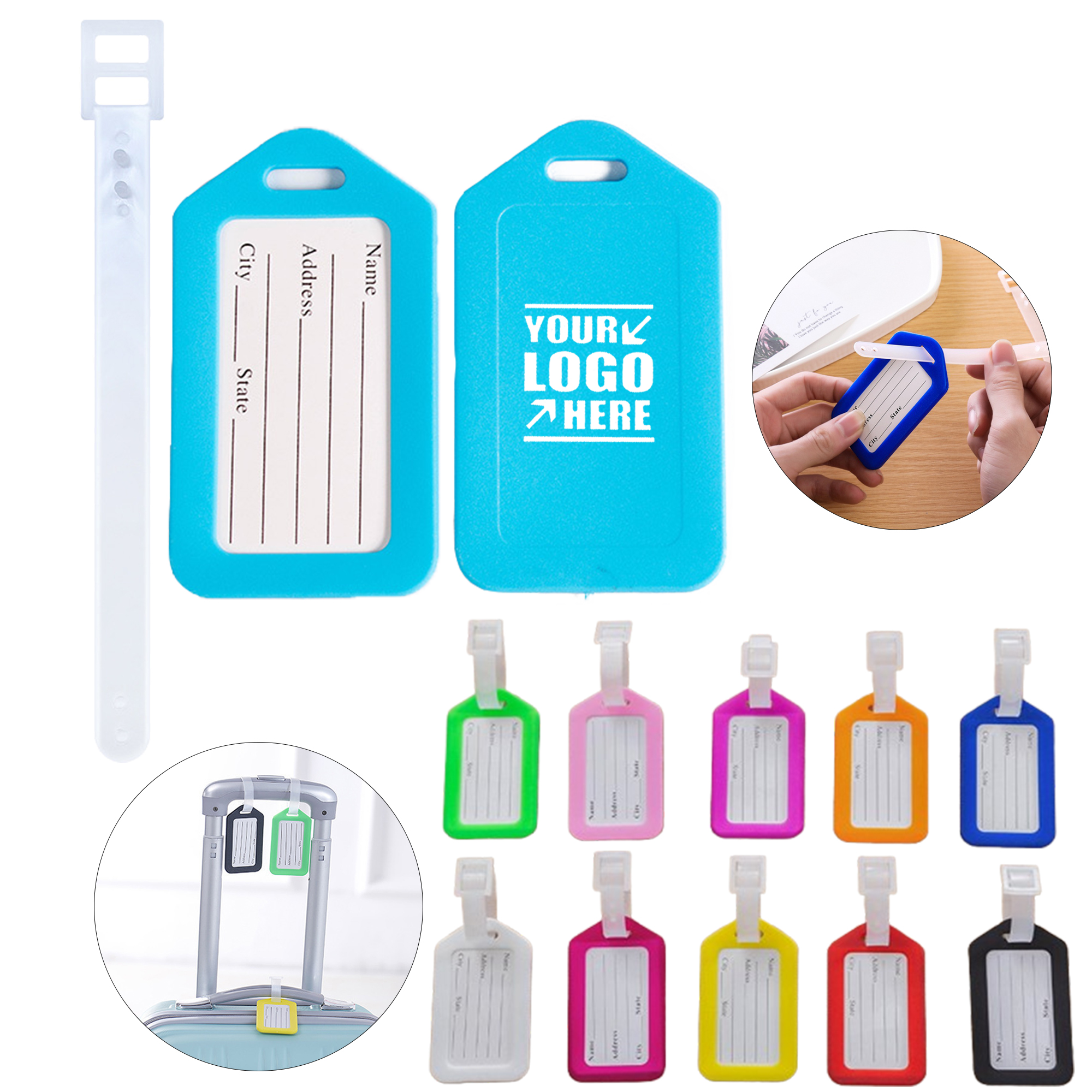 Plastic Travel Luggage Tag 2