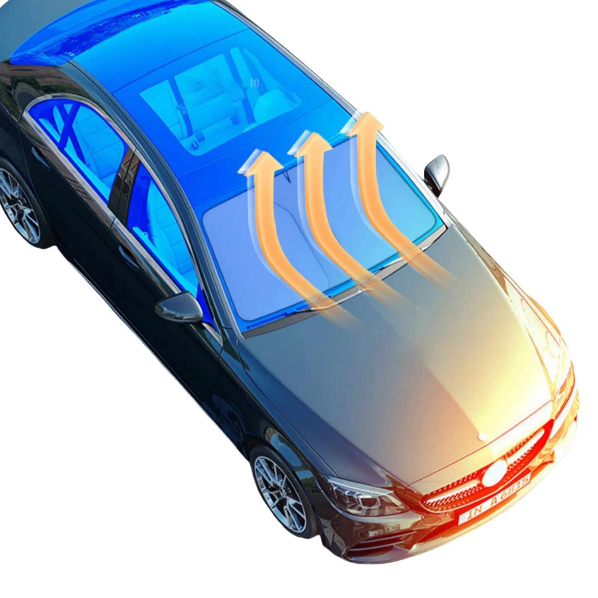 Foldable Car Windshield Sunshade Cover 4