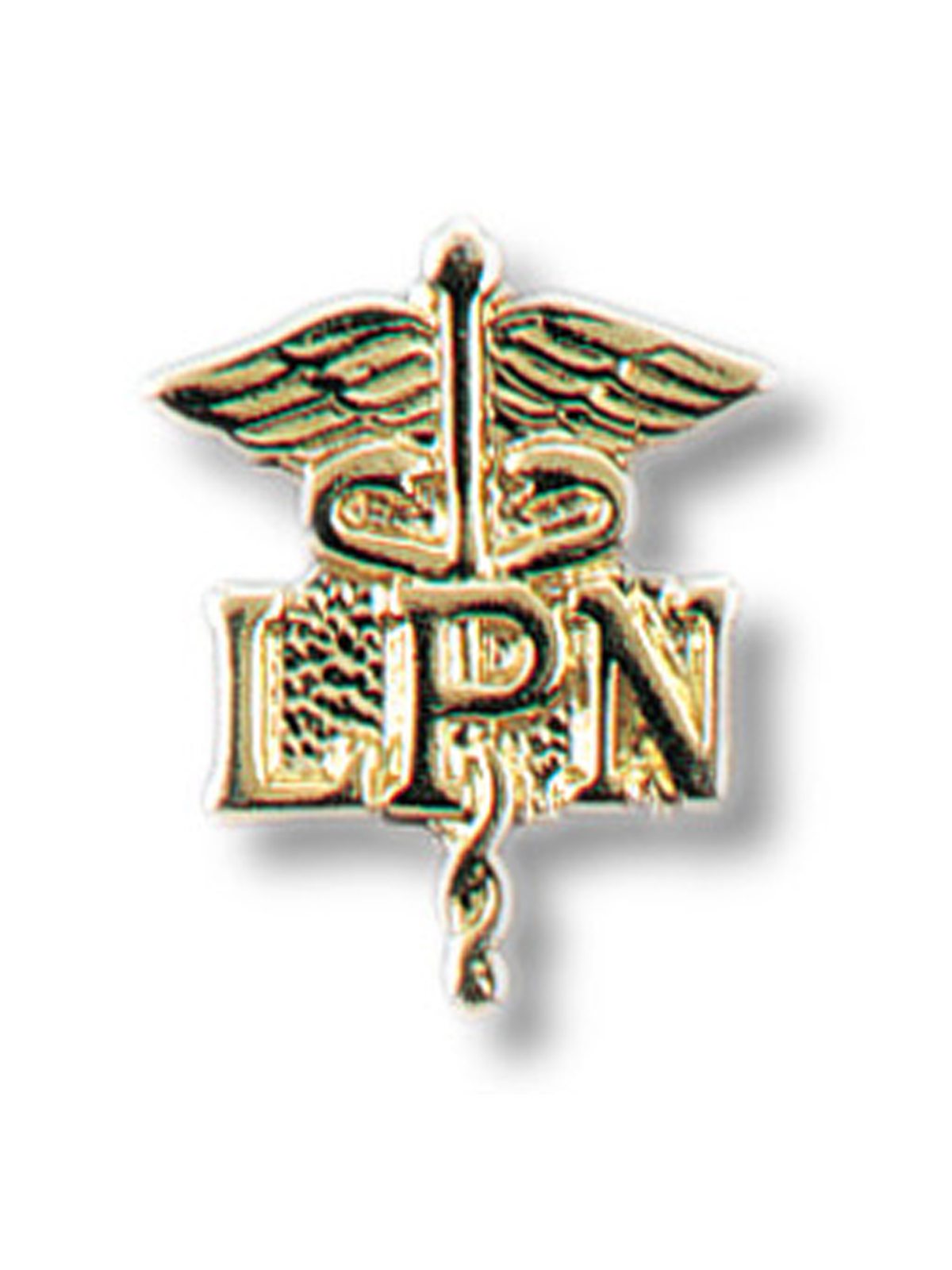 Prestige Medical - Licensed Practical Nurse Caduceus Cloisonne Insignia Tacs