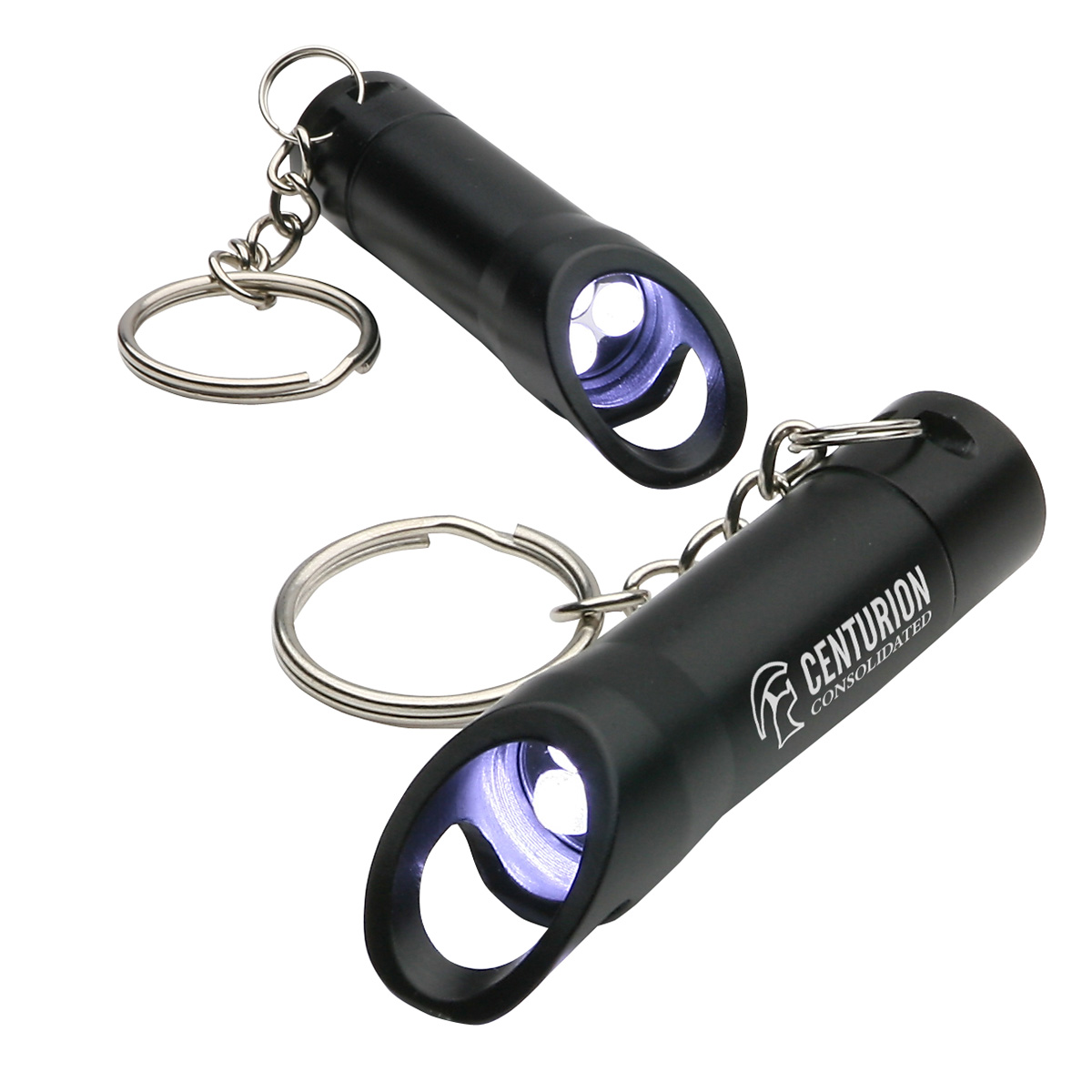 Aluminum LED Opener Key Chain 12