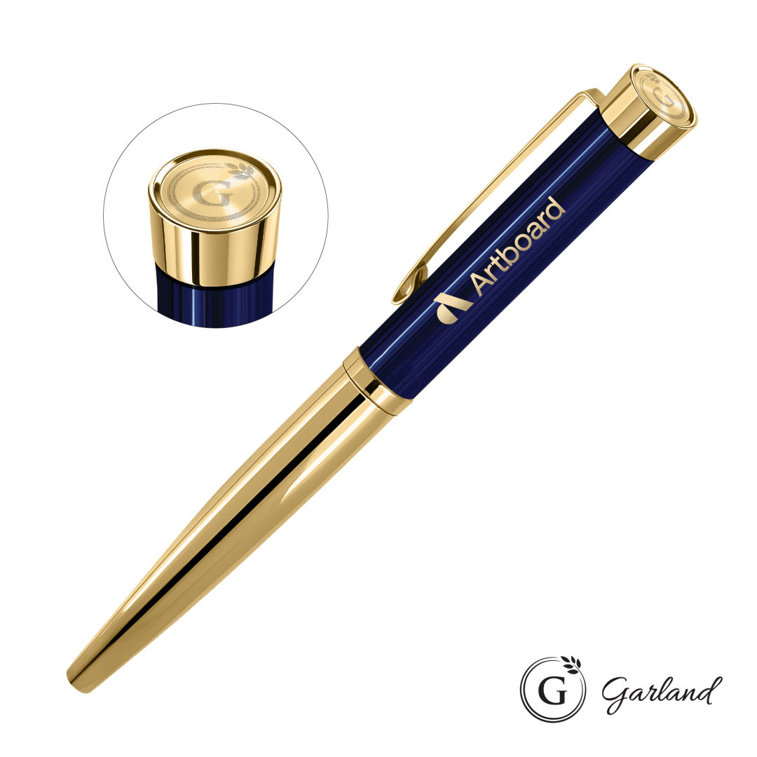 Garland®  Executive Emblem Monogram Empire Felt Tip Pen-Gold 6