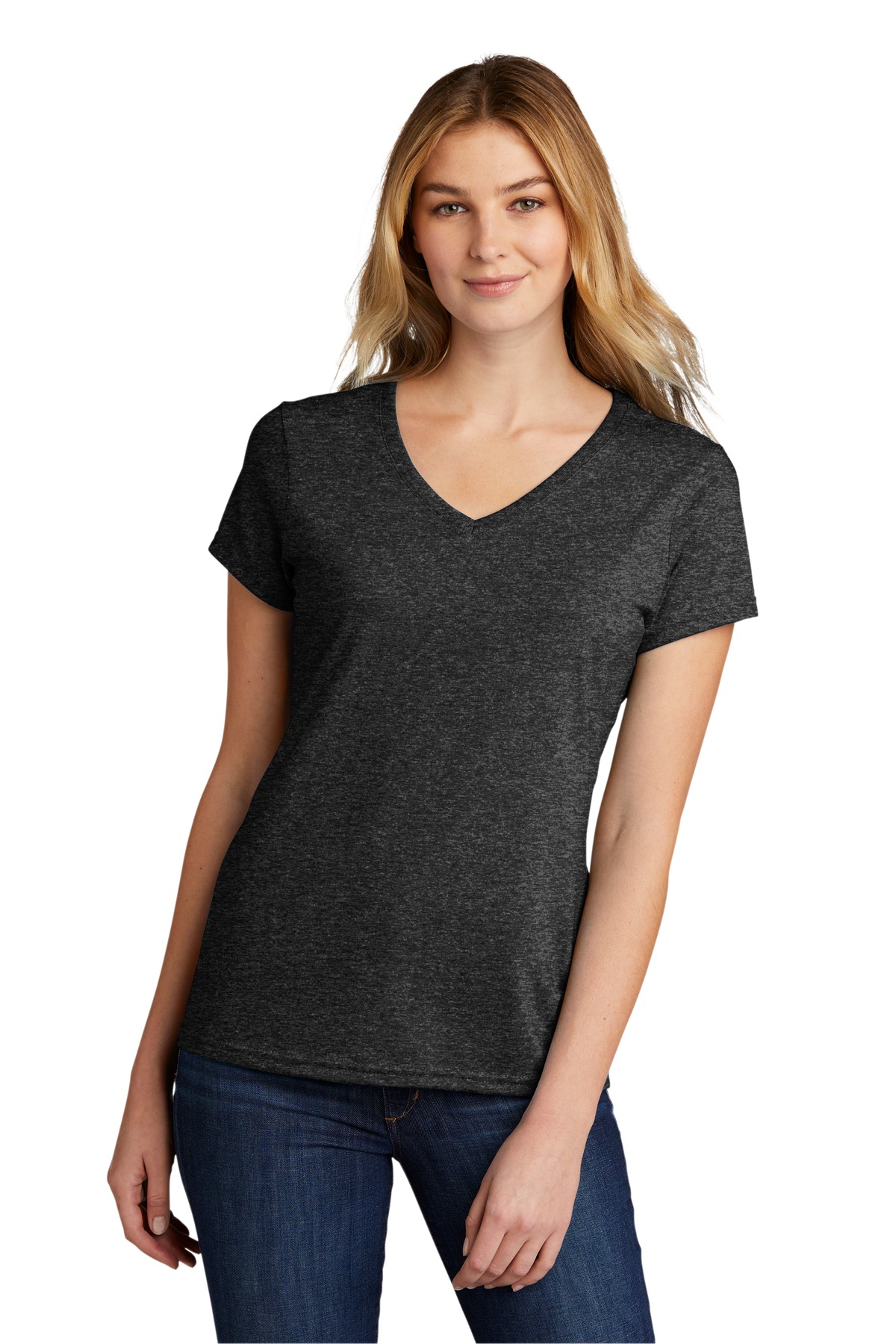 Port & Company® Women's Tri-Blend V-Neck Tee 34
