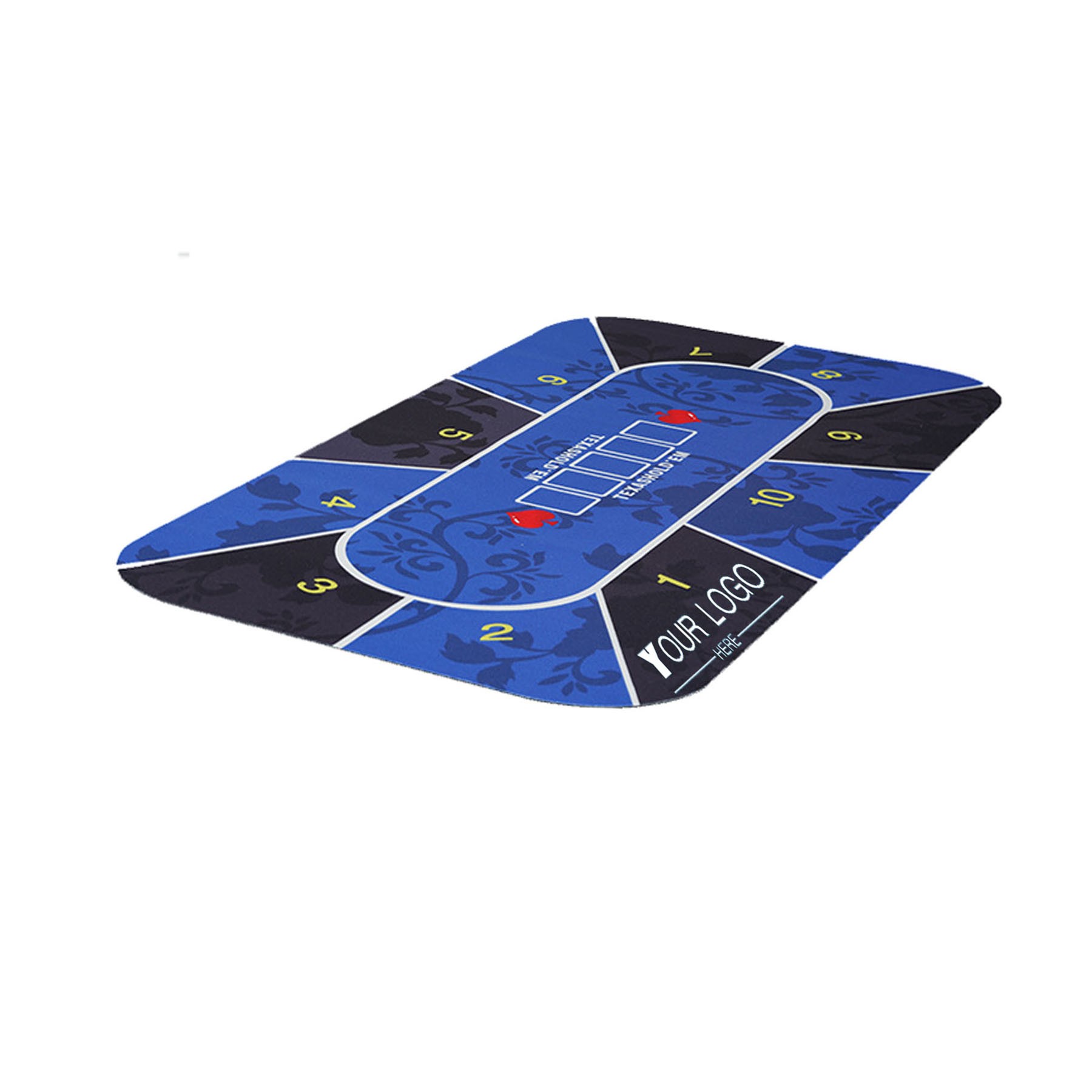 Texas Poker Rubber Mat 2