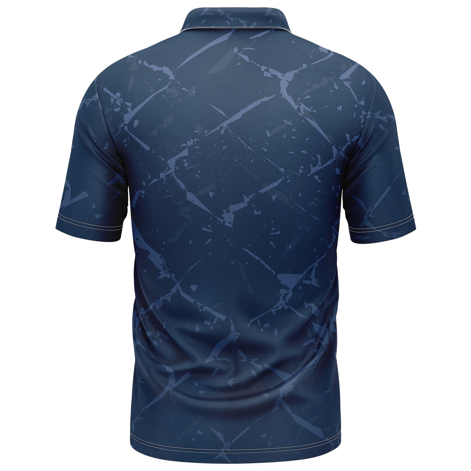 Unisex 180 GSM Jersey Knit Cotton Feel Sublimation Polo T-shirt 7