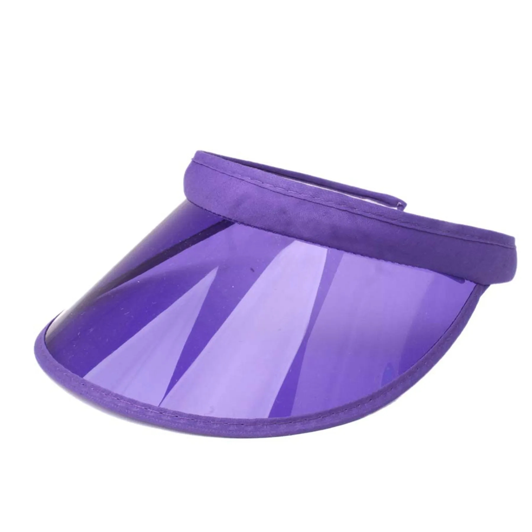 Unisex PVC Clear Sun Visors Cap 8