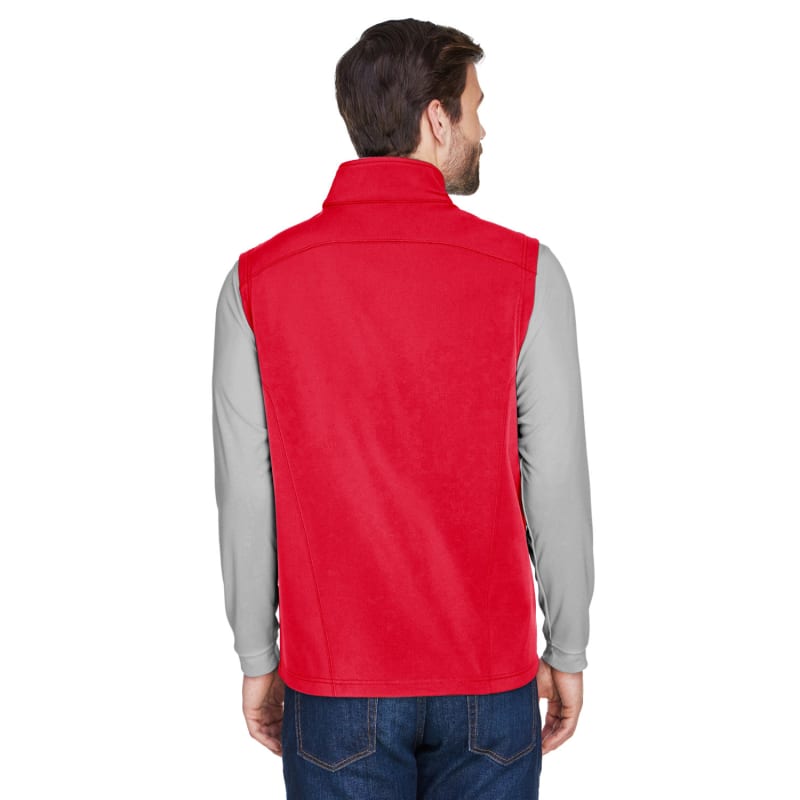 CORE365 Men's Cruise Two-Layer Fleece Bonded Soft Shell Vest 8