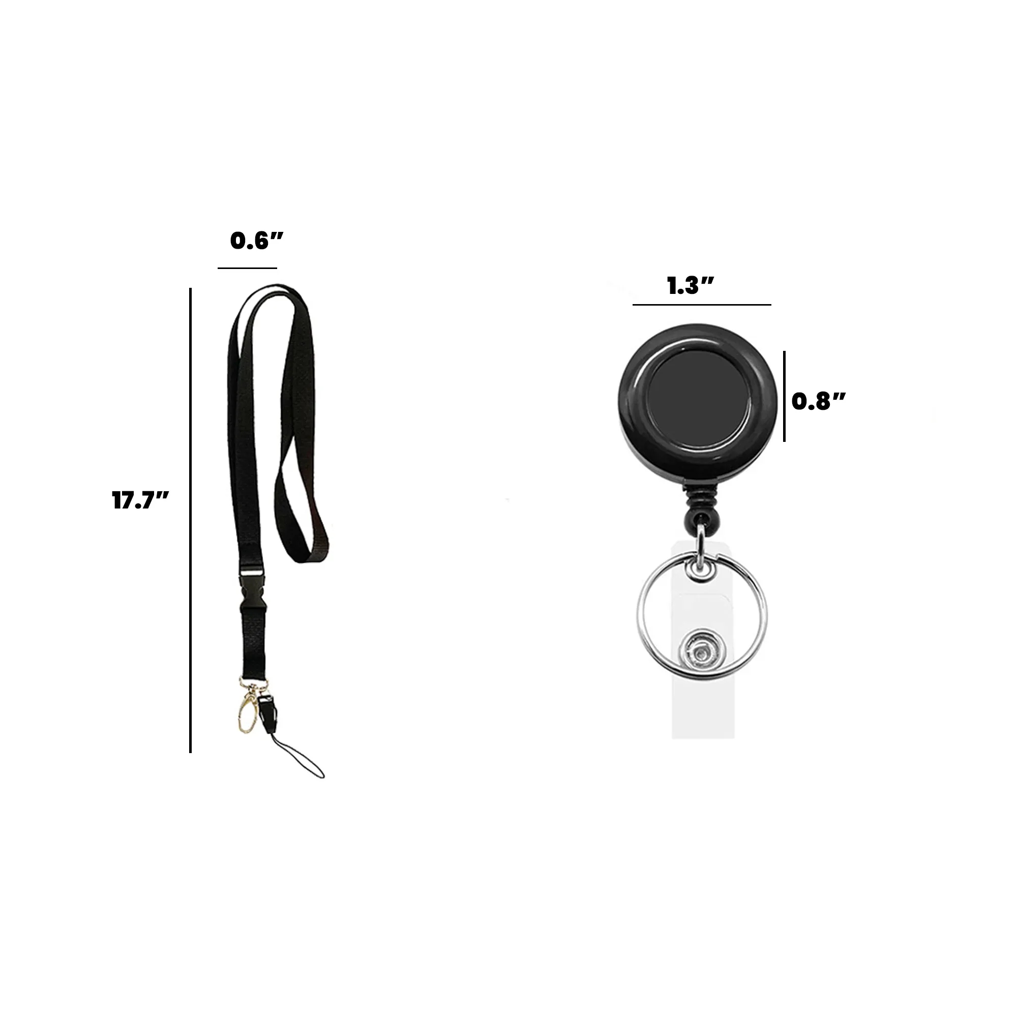Colorful Lanyard Pvc Card Holder and Retractable Buckle 6
