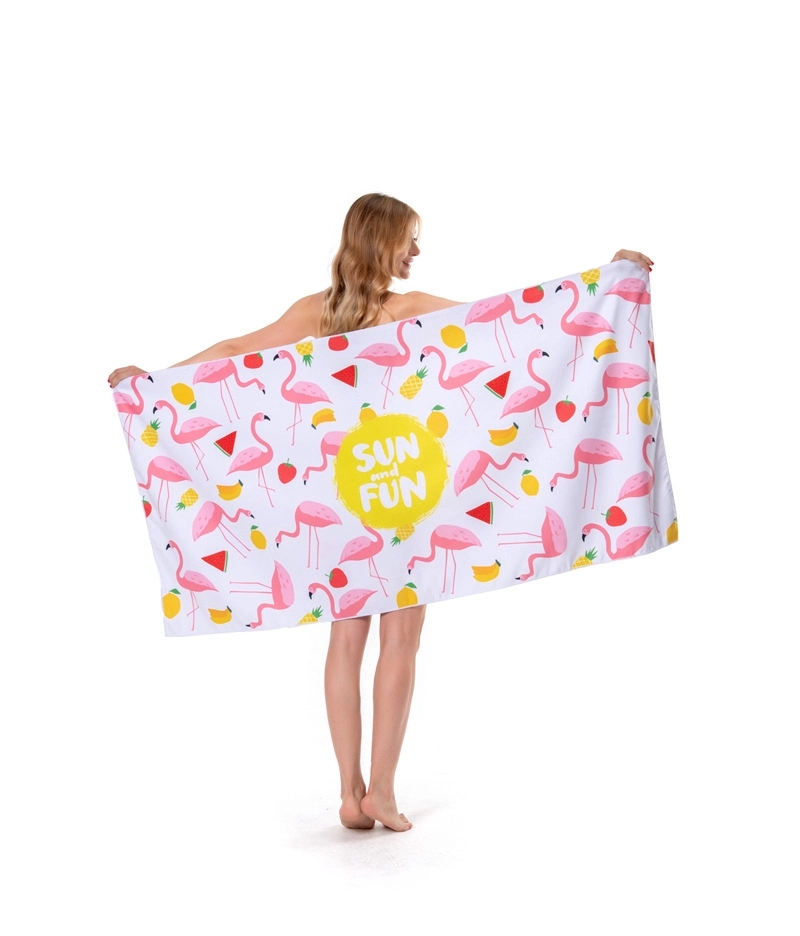 Sublimated Quick Dry Sand Free Beach Towel - 31.5'' x 63'' 11
