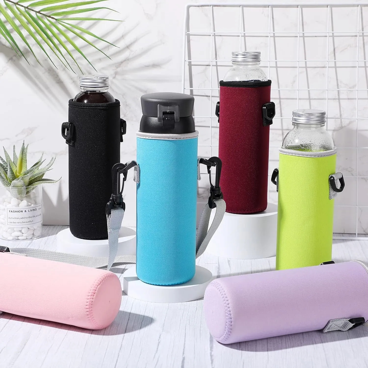 Insulated Bottle Cooler, custom koozie with logo imprint 2