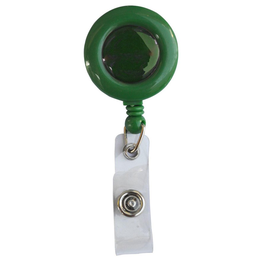 Circular Badge Reel w/ Bulldog Clip 2