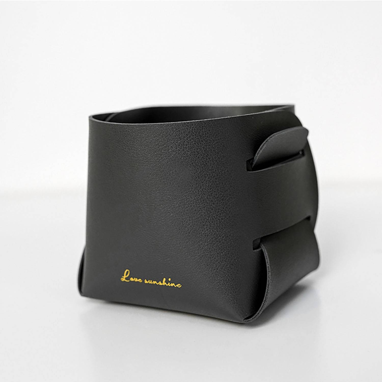 Detachable Leather Storage Basket 2