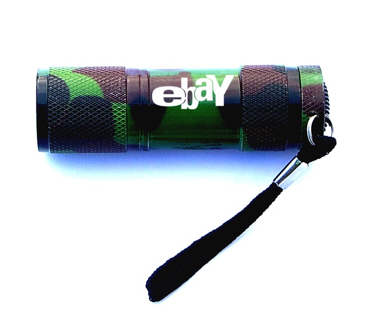 Camouflage Metal 9 LED flashlight 1