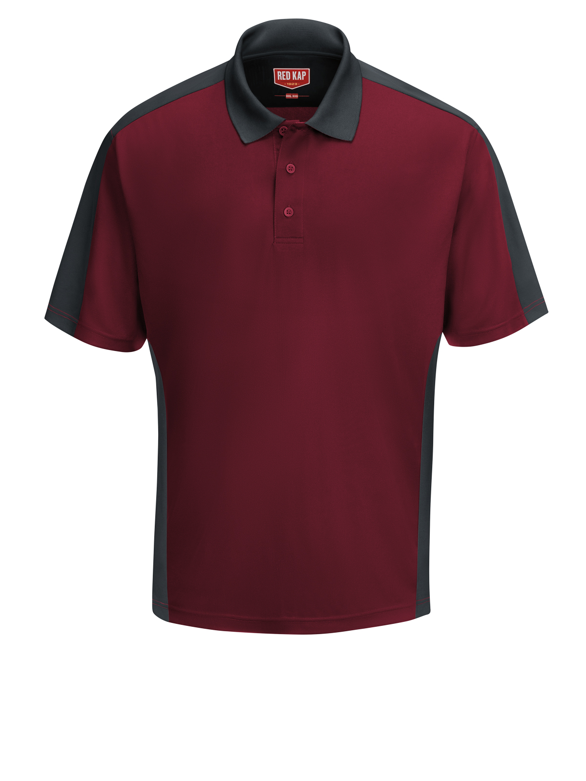 Red Kap Shirts - Men's Short Sleeve Performance Knit Two-Tone Polo 13