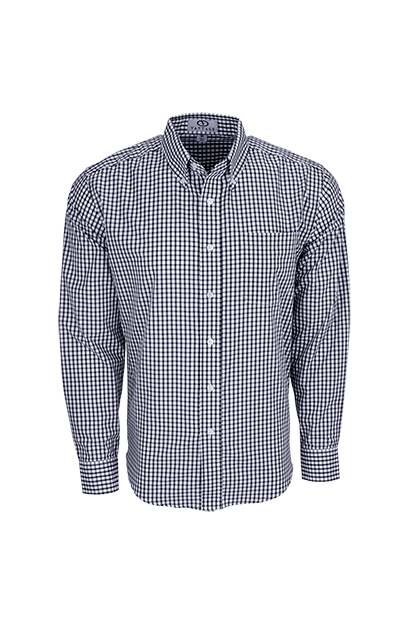 Easy-Care Gingham Check Shirt 40