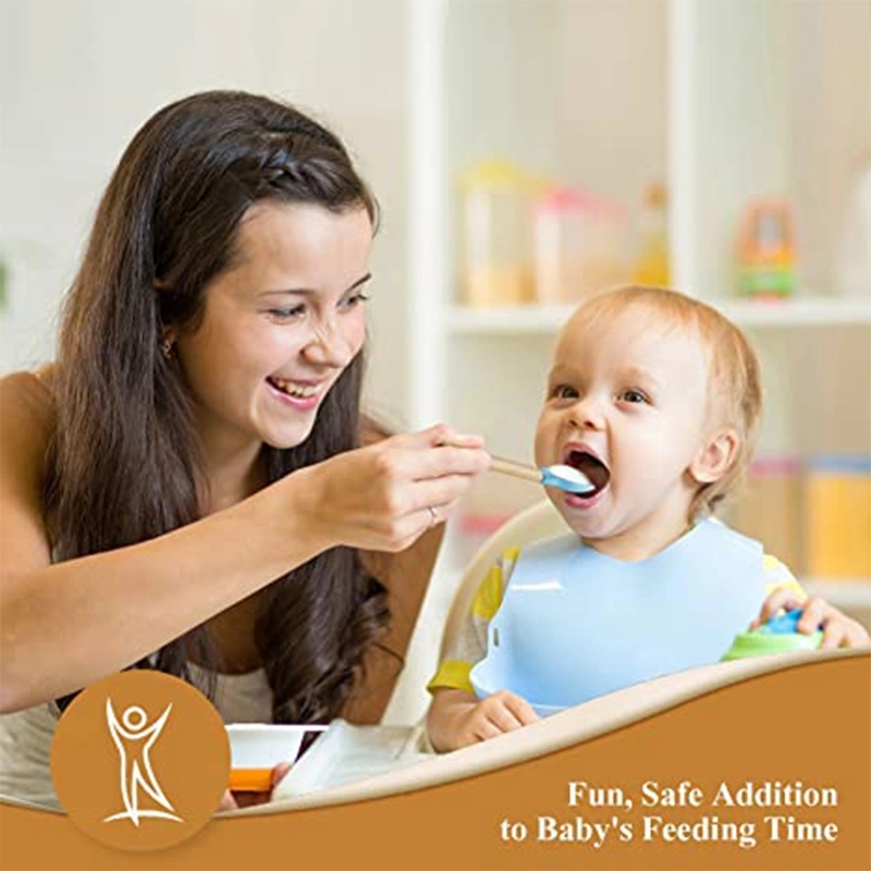 5.58" Silicone wooden spoon 5