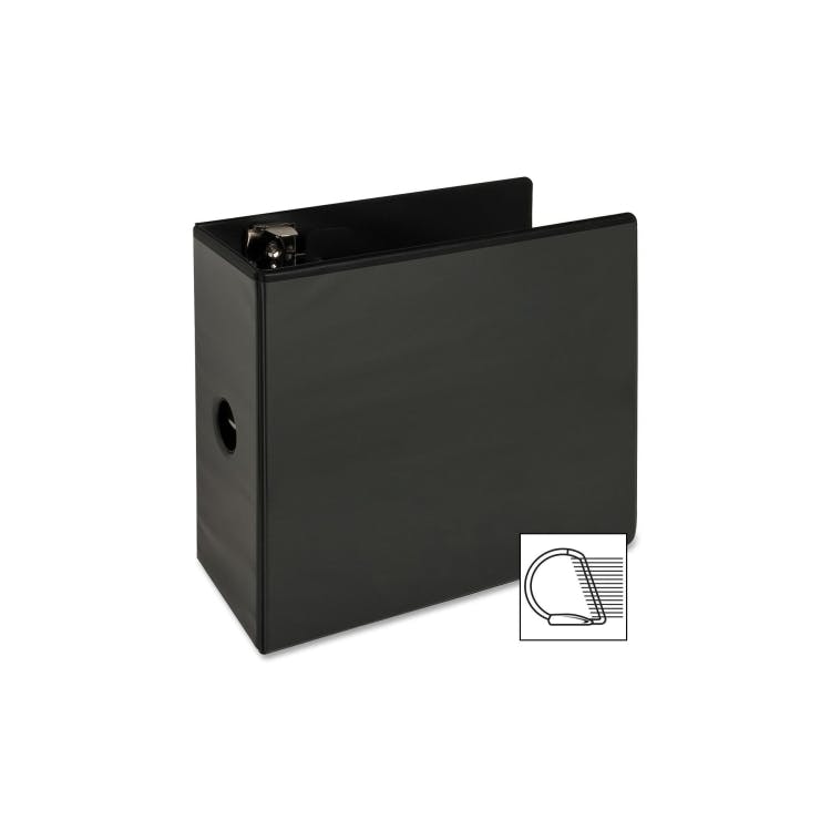 5" 3-Ring Binders - Black D Rings View Covers 1