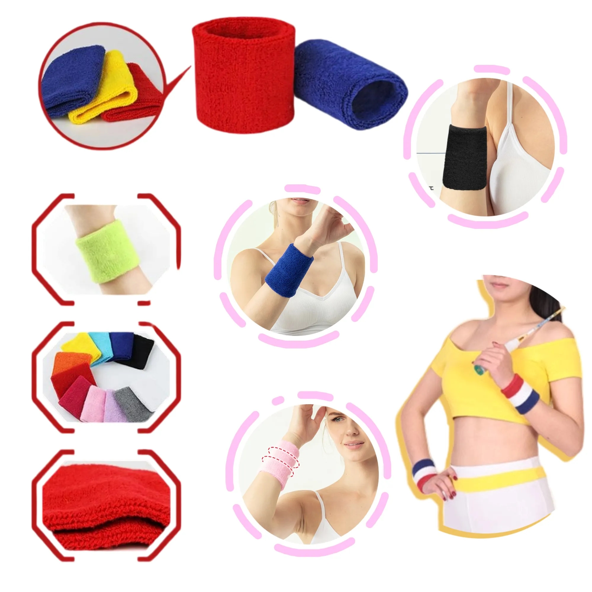 Outdoor Sports Sweat-Wicking Wristband 1