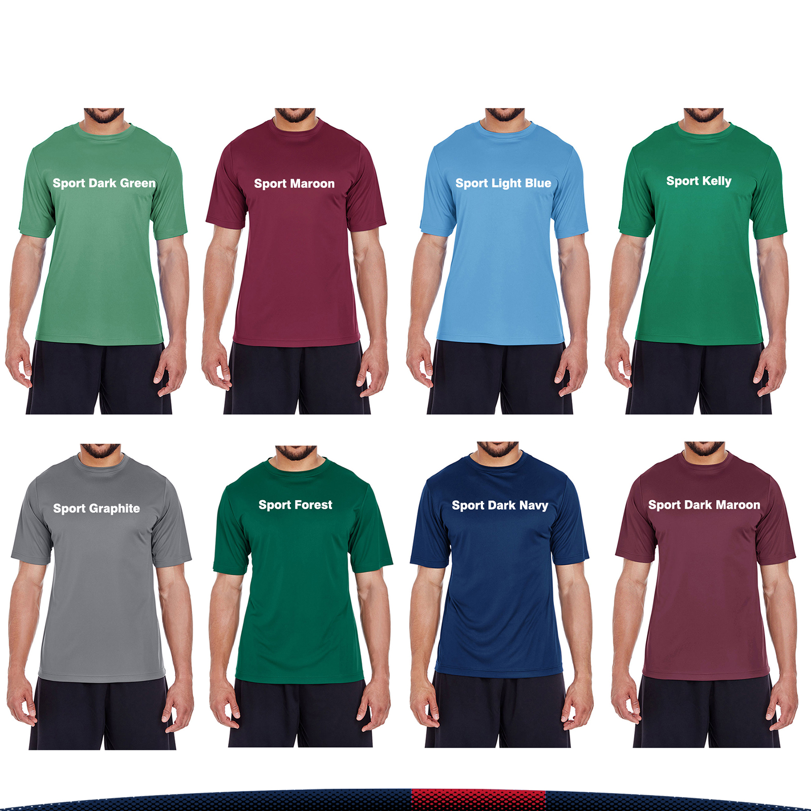 Team 365® Men's Polyester T-shirts 3