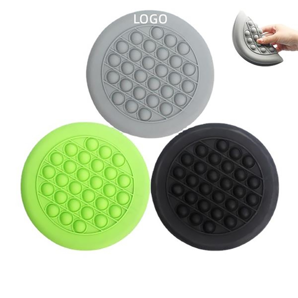Push Pop Stress Reliever Flying Disc 3