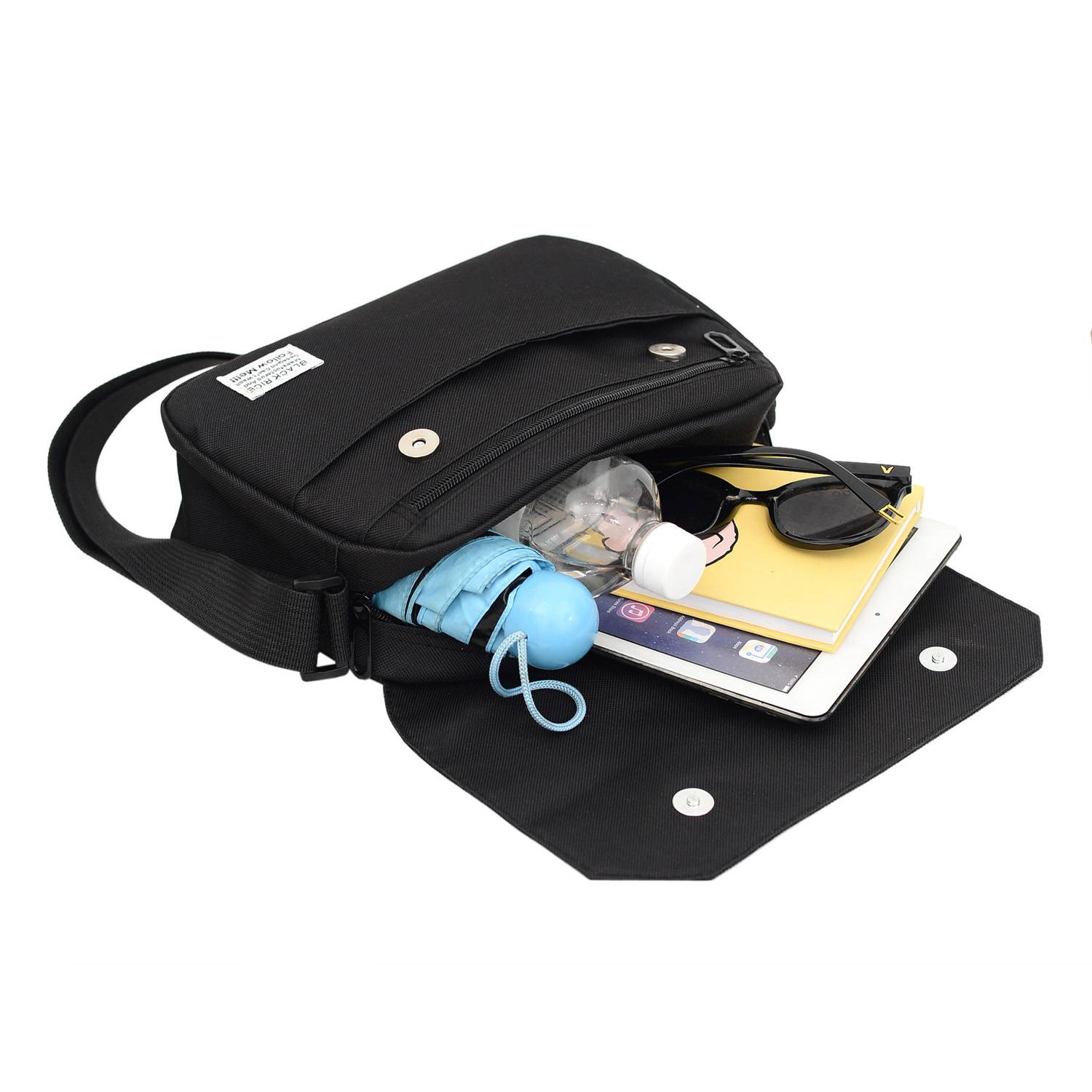 Nylon Messenger Crossbody Bag 7