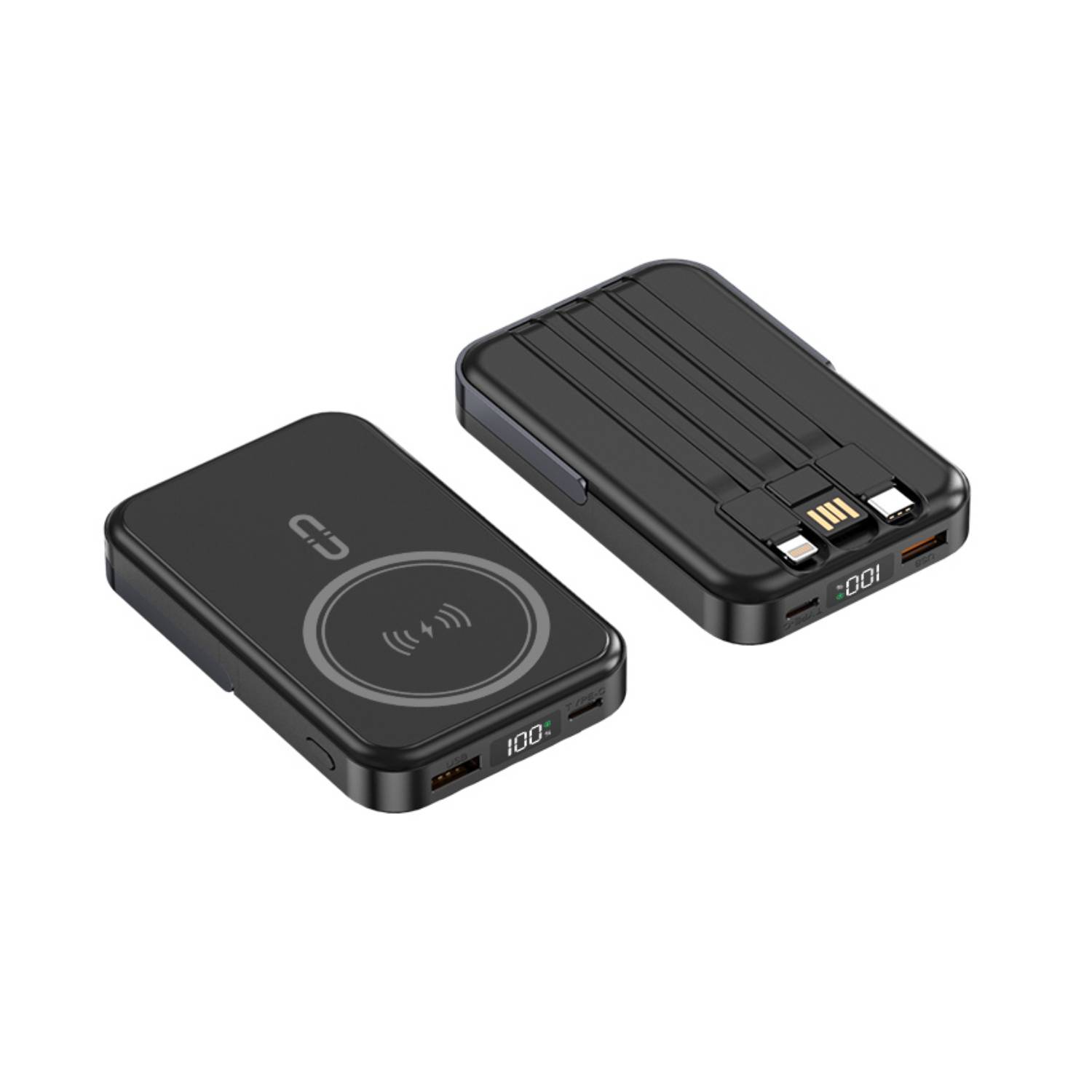 Digital Display Magnetic Wireless Power Bank 1
