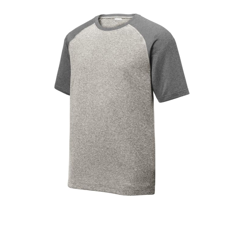Sport-Tek Heather-On-Heather Contender Tee. 3