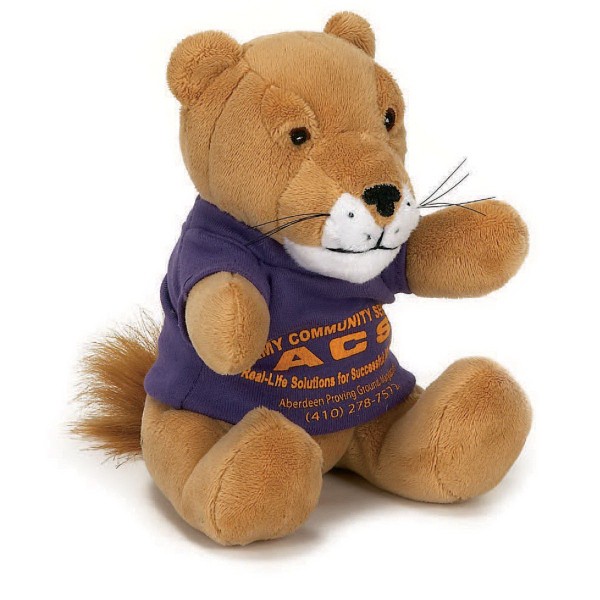 7" Extra Soft Style Animal- Cougar 3