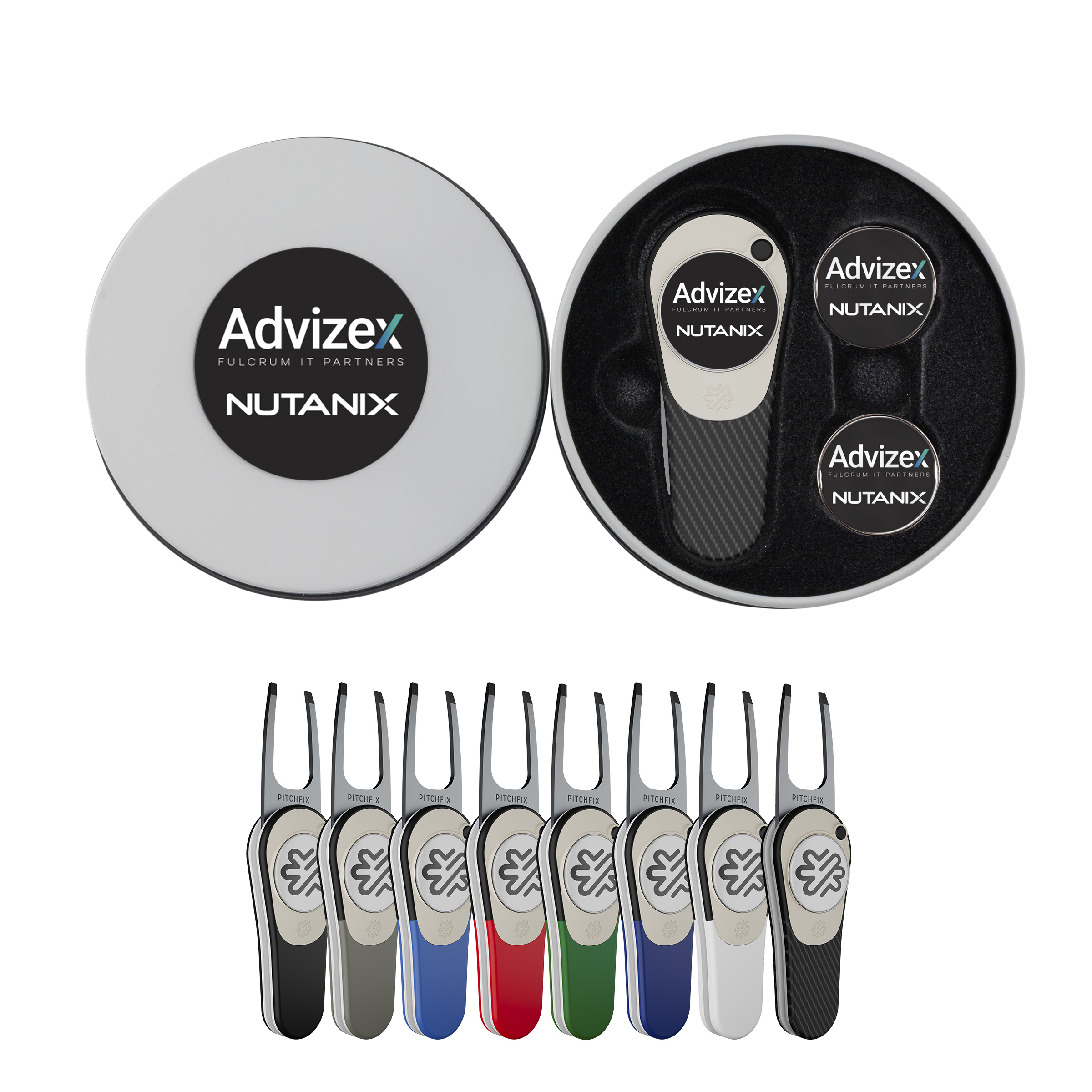 Pitchfix Icon Golf Divot Tool Deluxe Gift Set 9