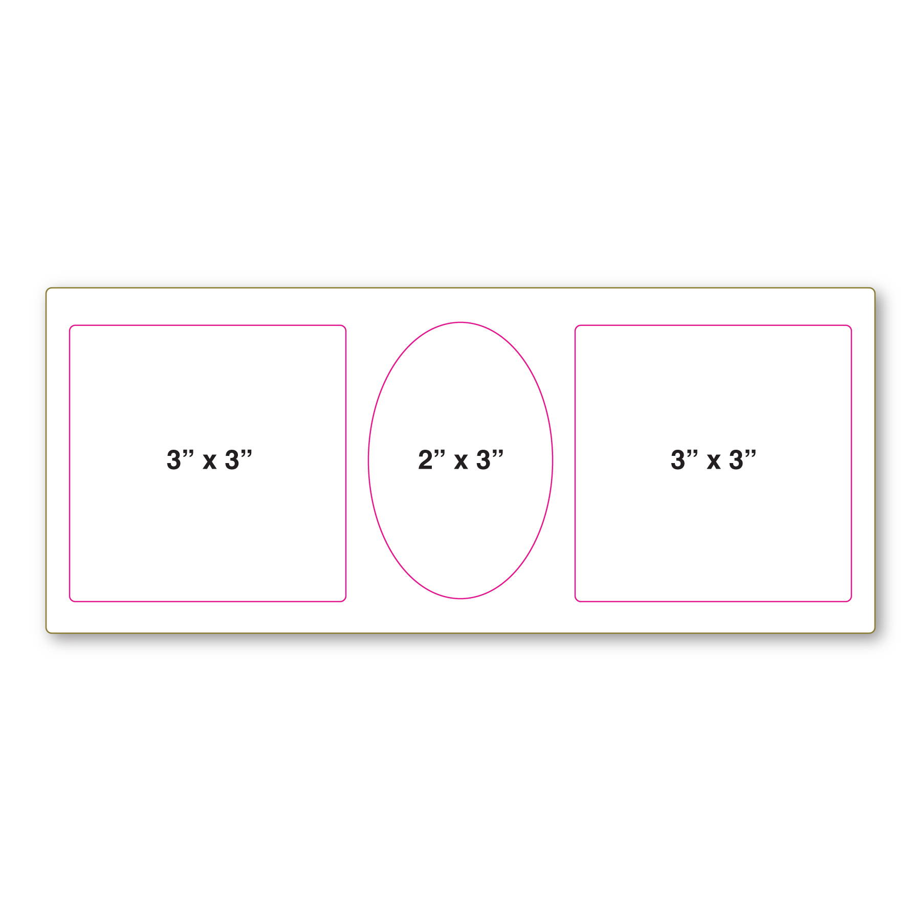 Adhesive Decal Sticker Sheet 3.75" x 9" - 3.4 Mil 5