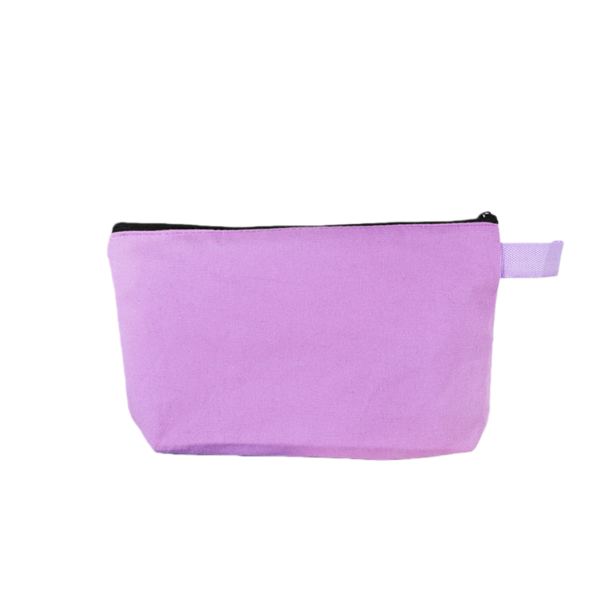 Canvas Cosmetic Makeup Bag with Bottom and Strap 9