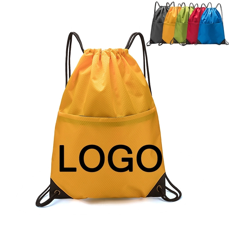 Custom Drawstring Backpack & Sport Storage Oxford Fabric Bag 5