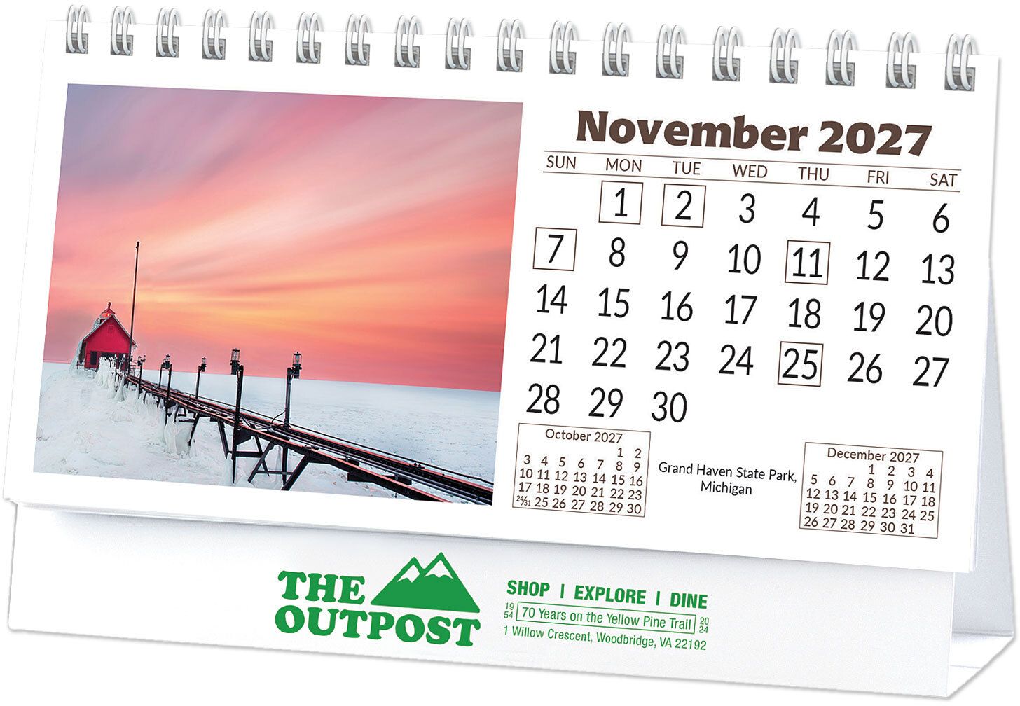 SCENIC AMERICA DESK CALENDAR 9