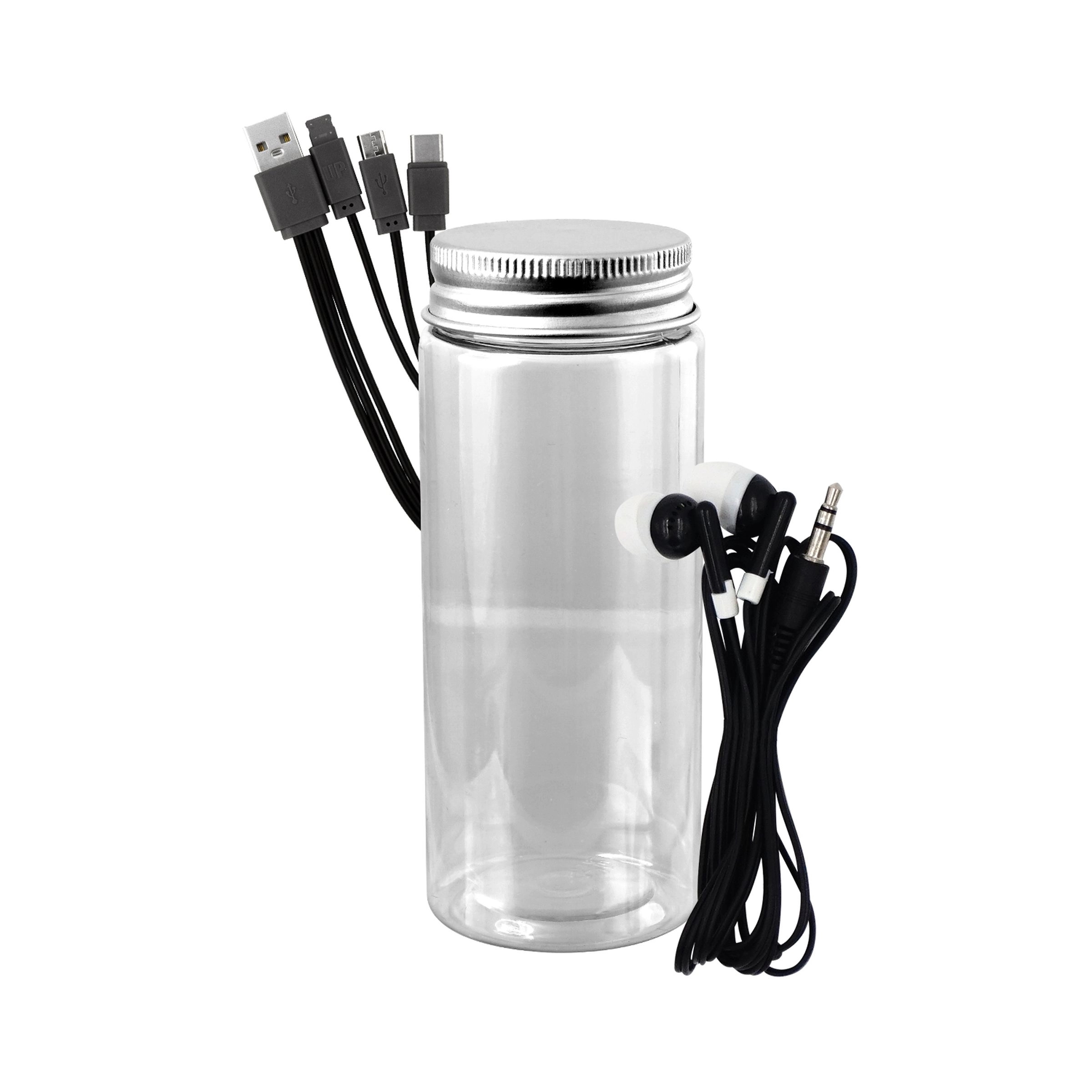 BOTTLED CABLE EAR BUD SET 2