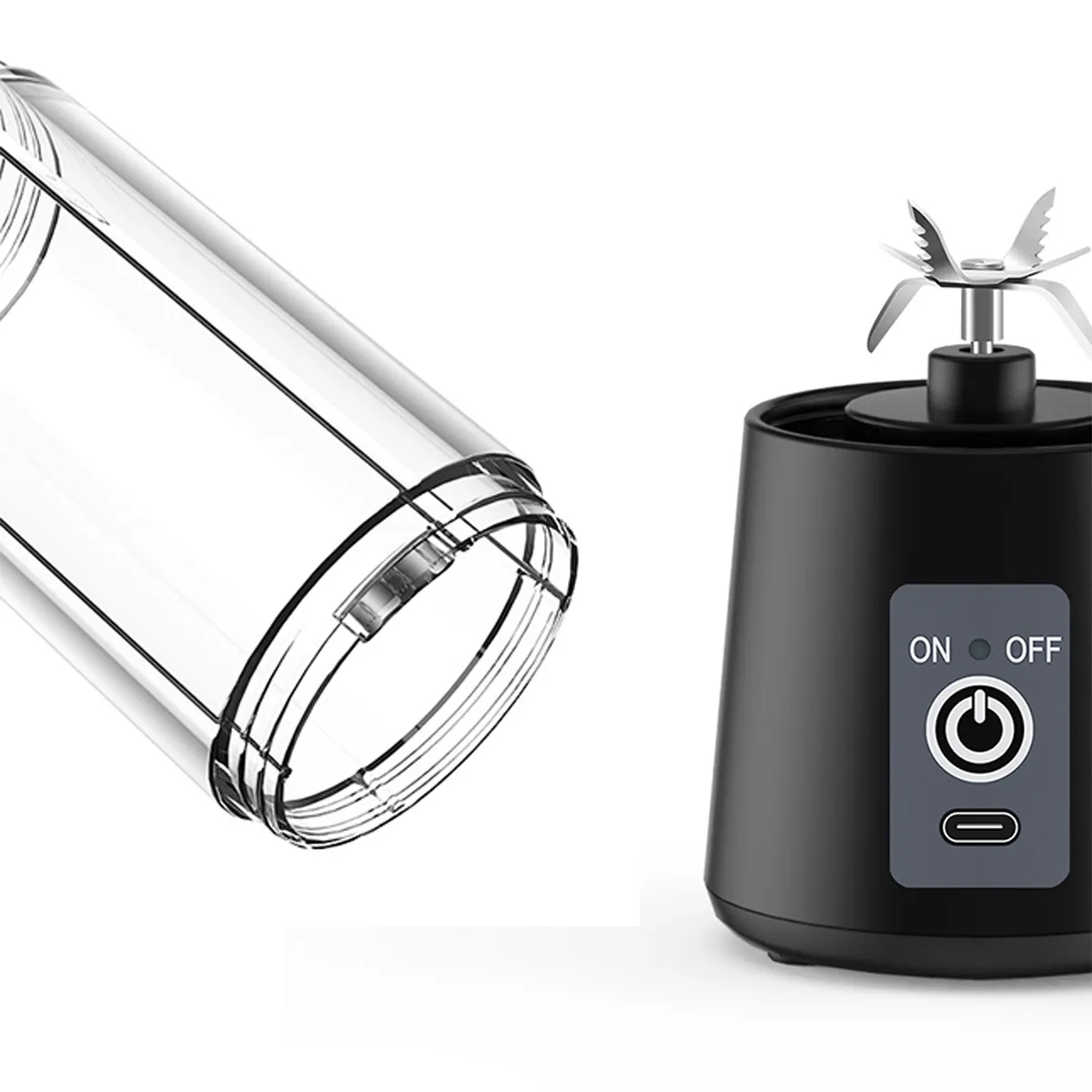 13 Oz. Portable Juice Blender Rechargeable Shakes Smoothies 2