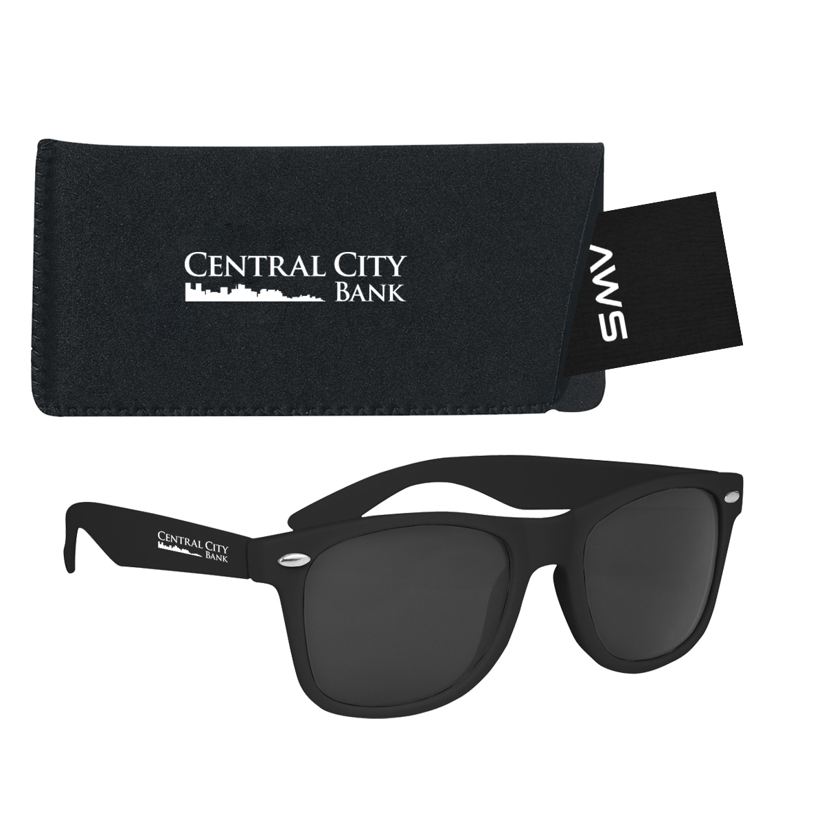 Aws Velvet Touch Malibu Sunglasses With Pouch & Hang Tag 3