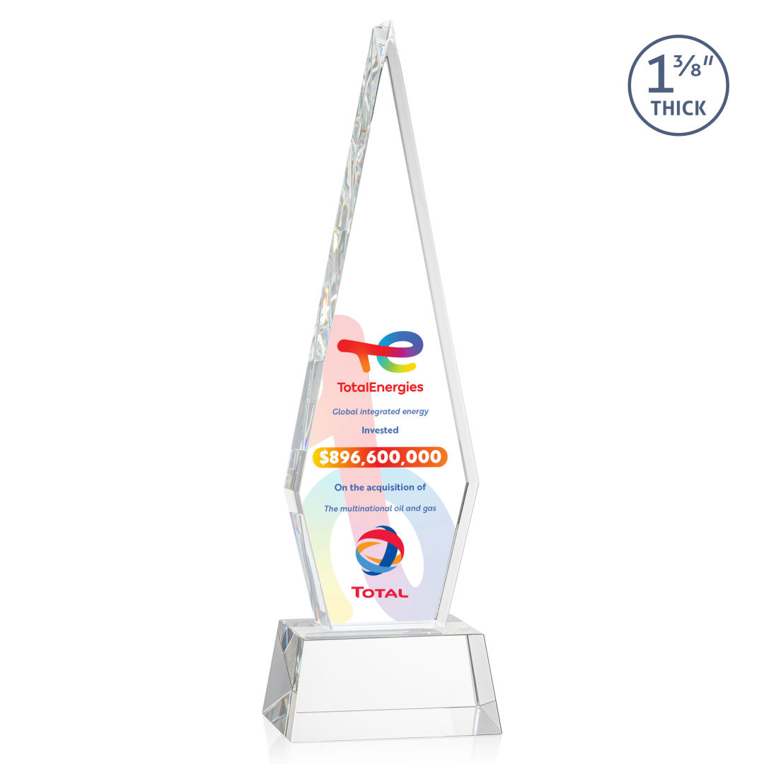 Springfield VividPrint™ Award on Robson Base - Clear 5